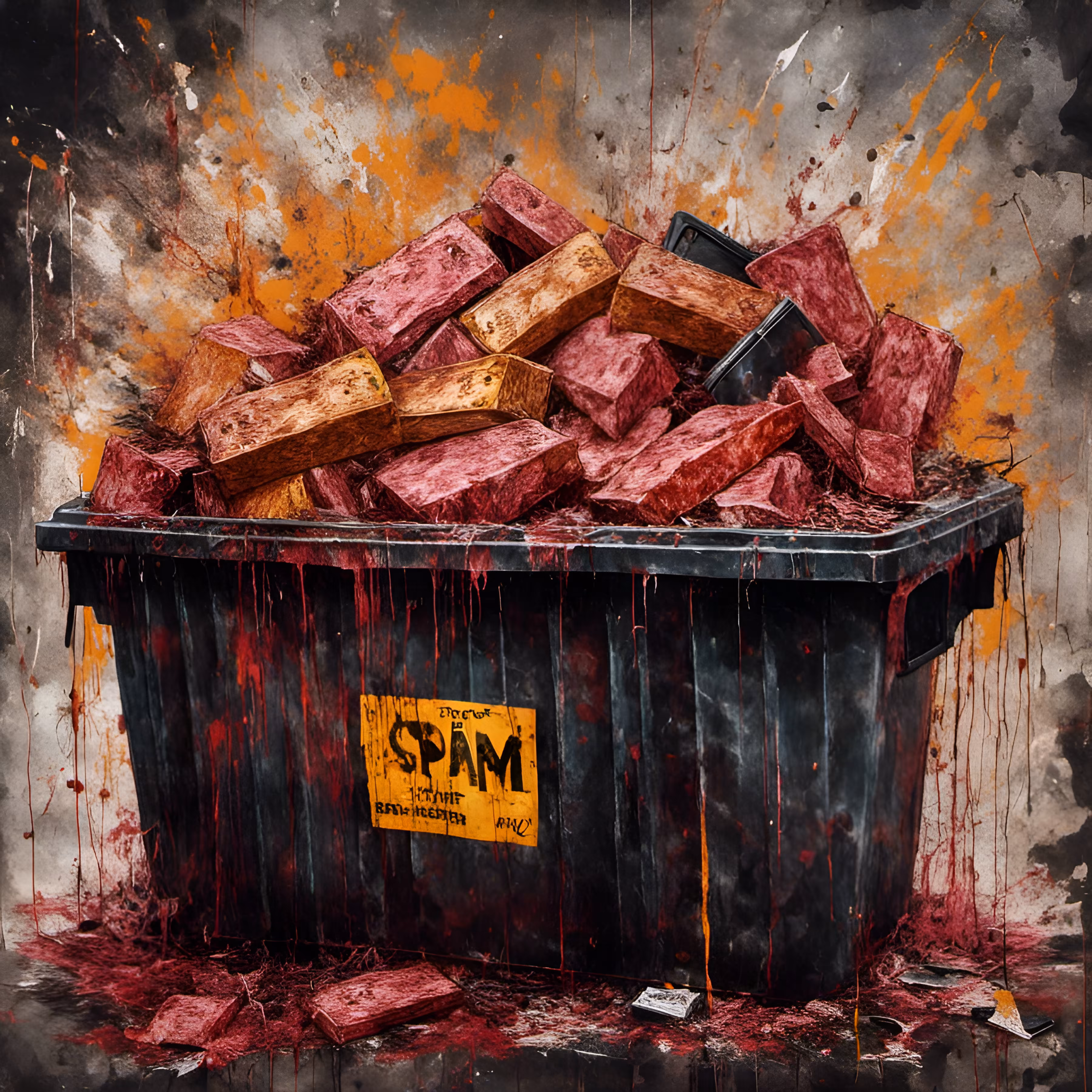  trashyglitch: Splash Spam
