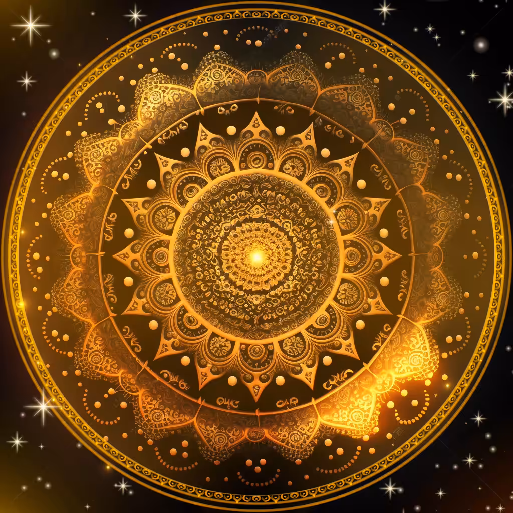 Universe Colour Of Mandala ✨ Golden series 
