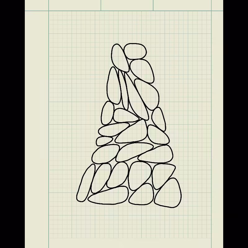 sketch: cairn() #14