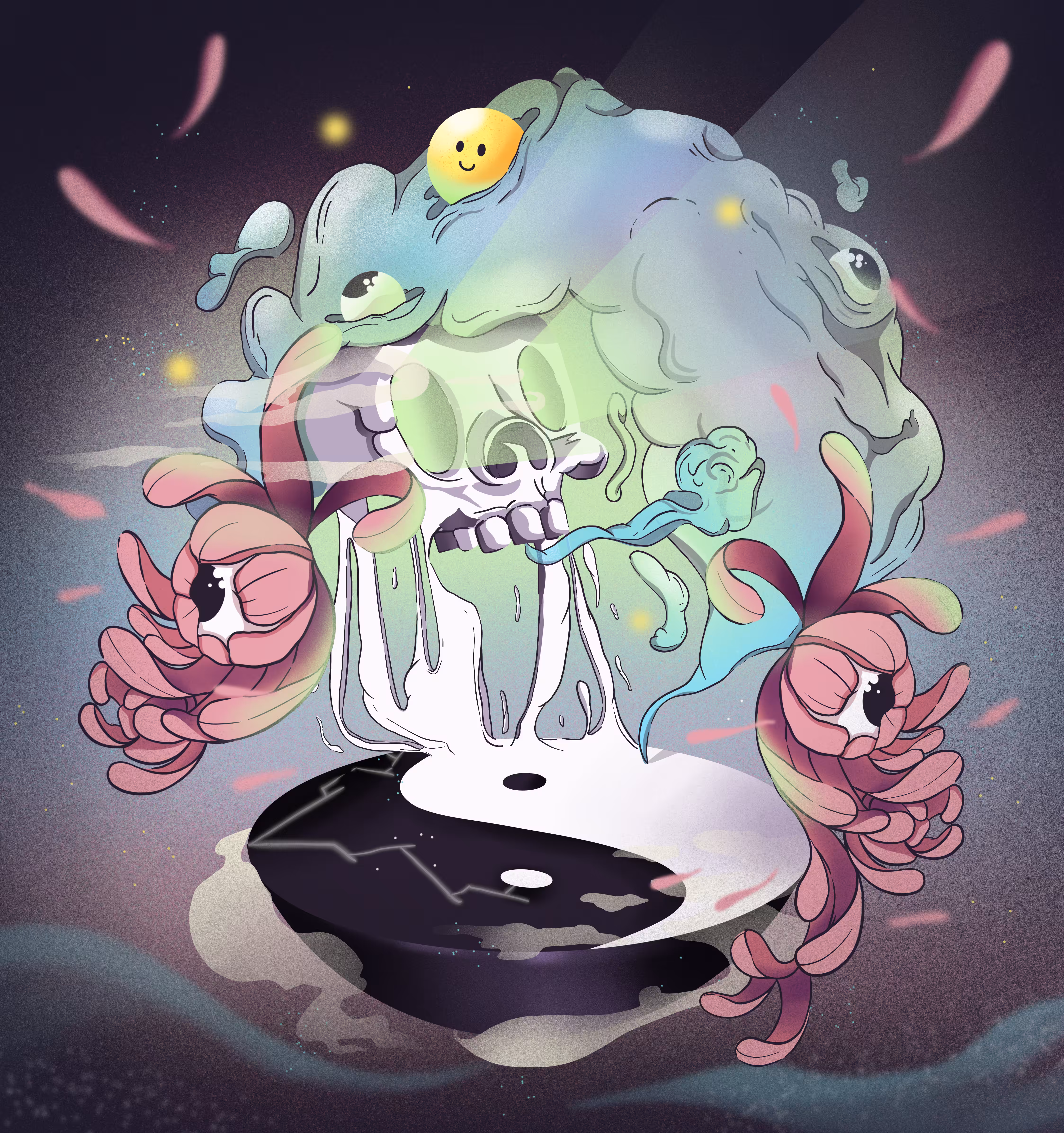Yin-yang inside