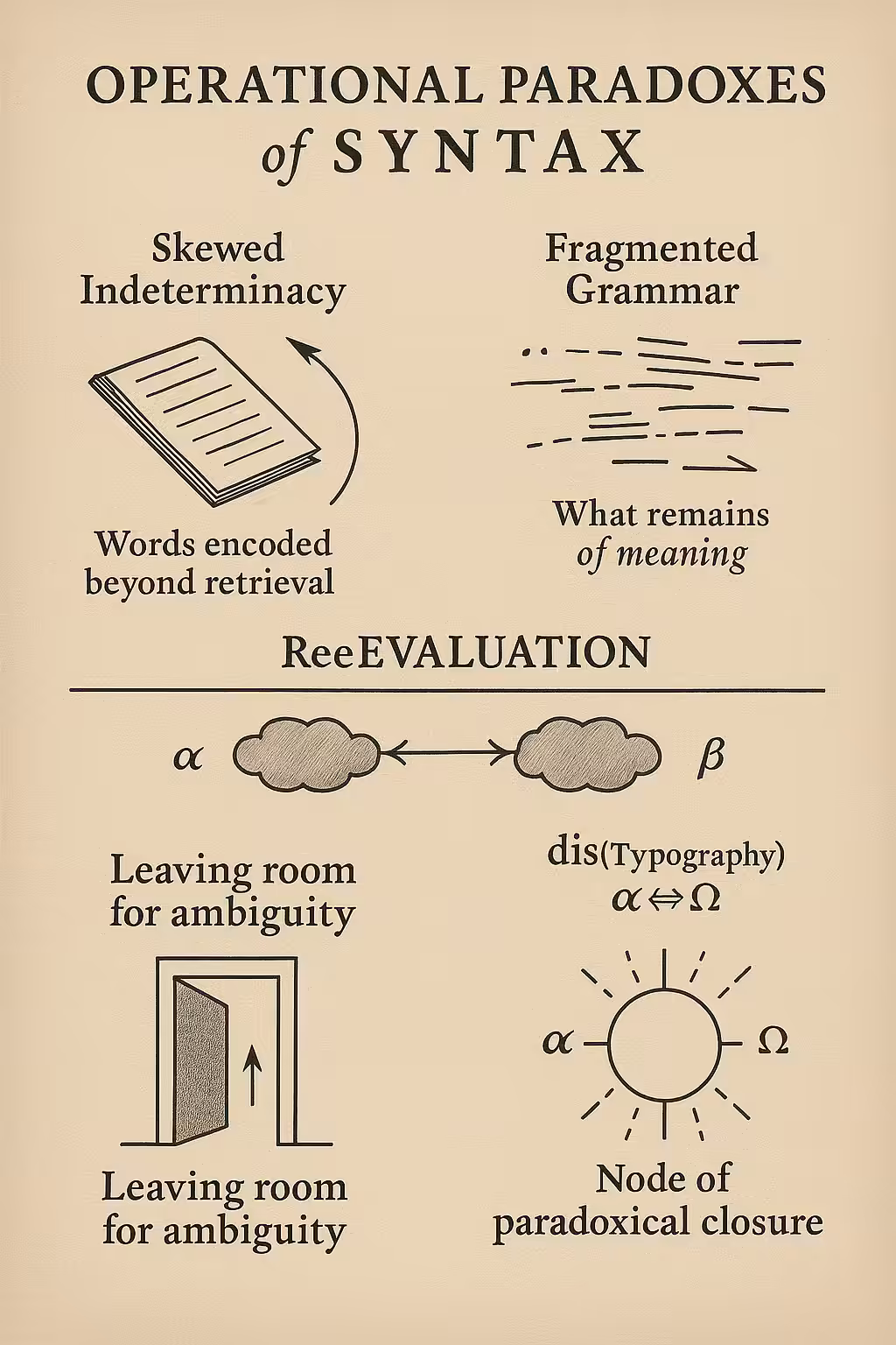 An Introduction to Semi-Coherent Esoterics : Operational Paradoxes of Syntax