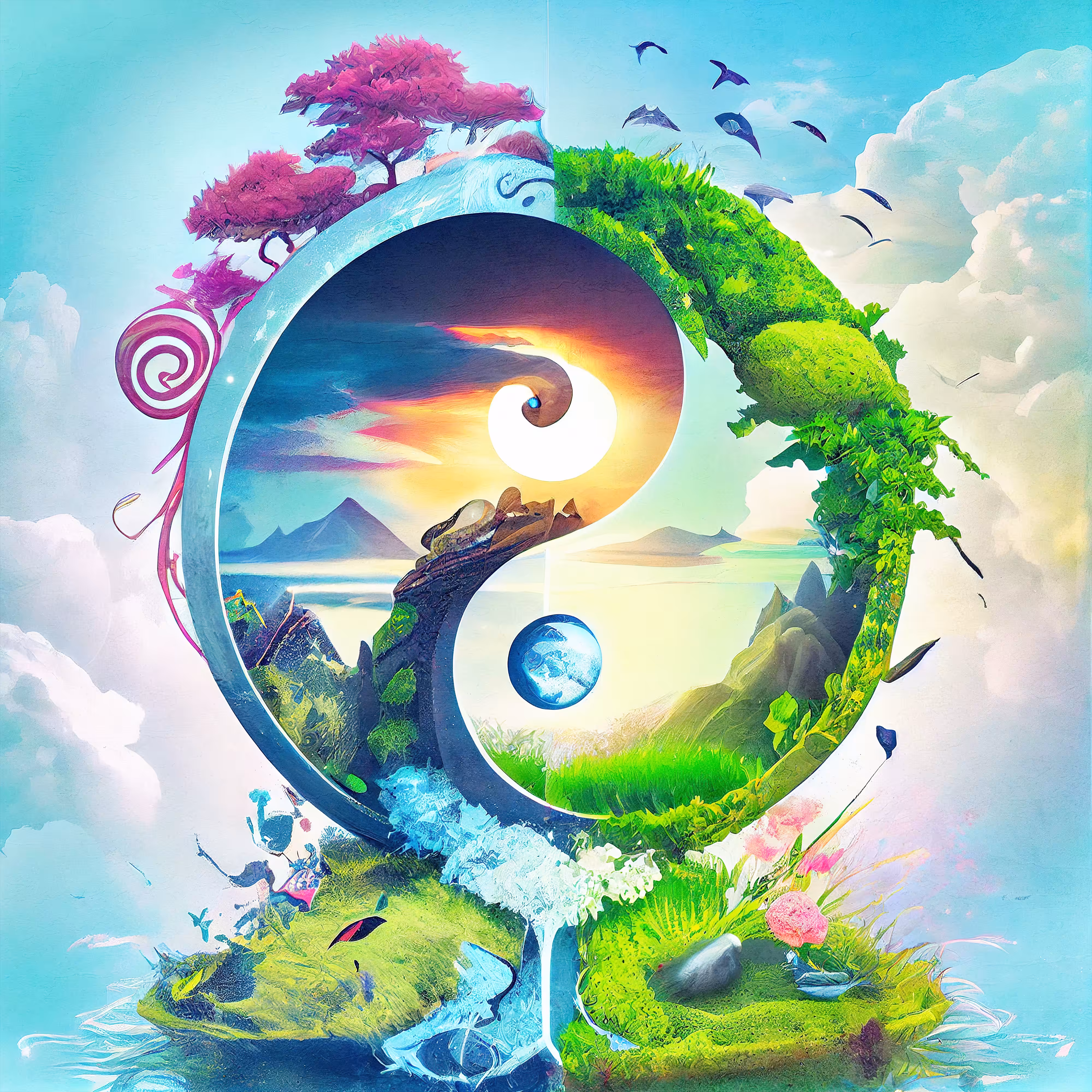 Surreal Yin and Yang I