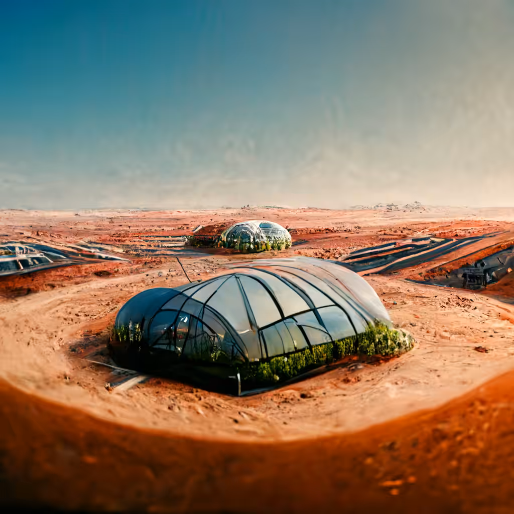 growing food in mars