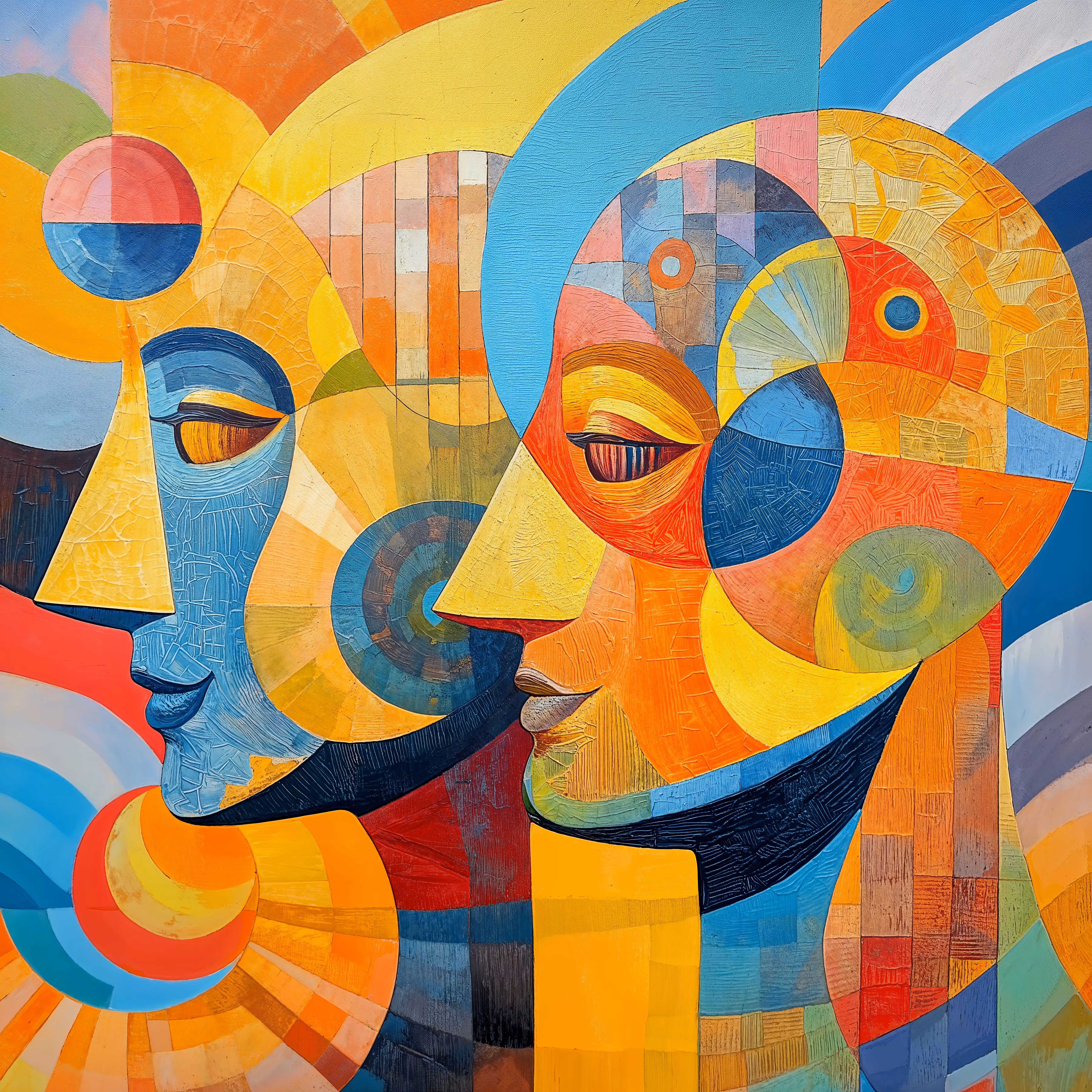 Abstract Cubist-Surrealist #36