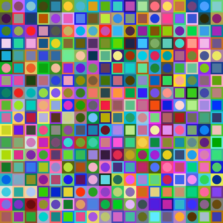Square Dot Composition #31