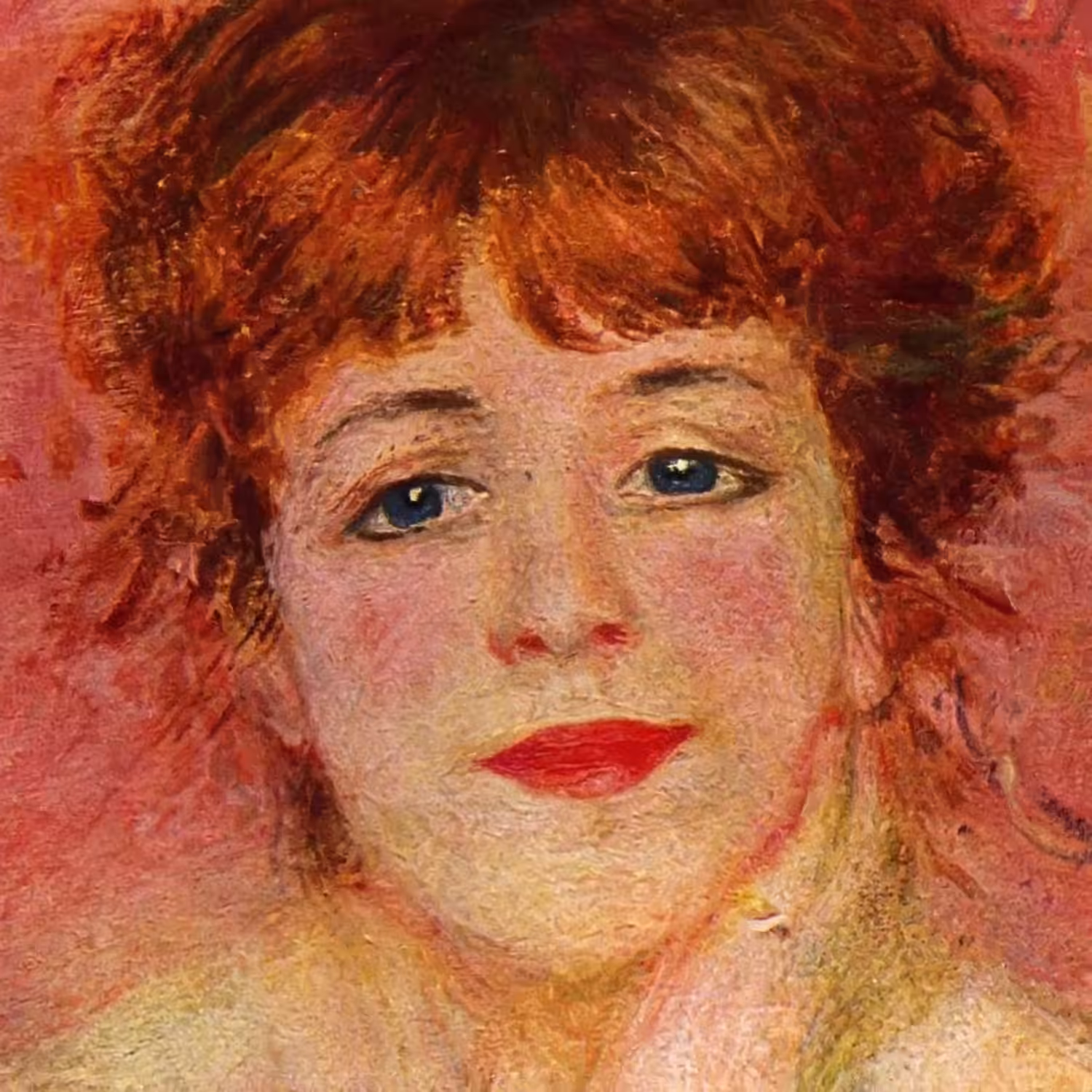Renoir. Portrait of the Actress Jeanne Samary