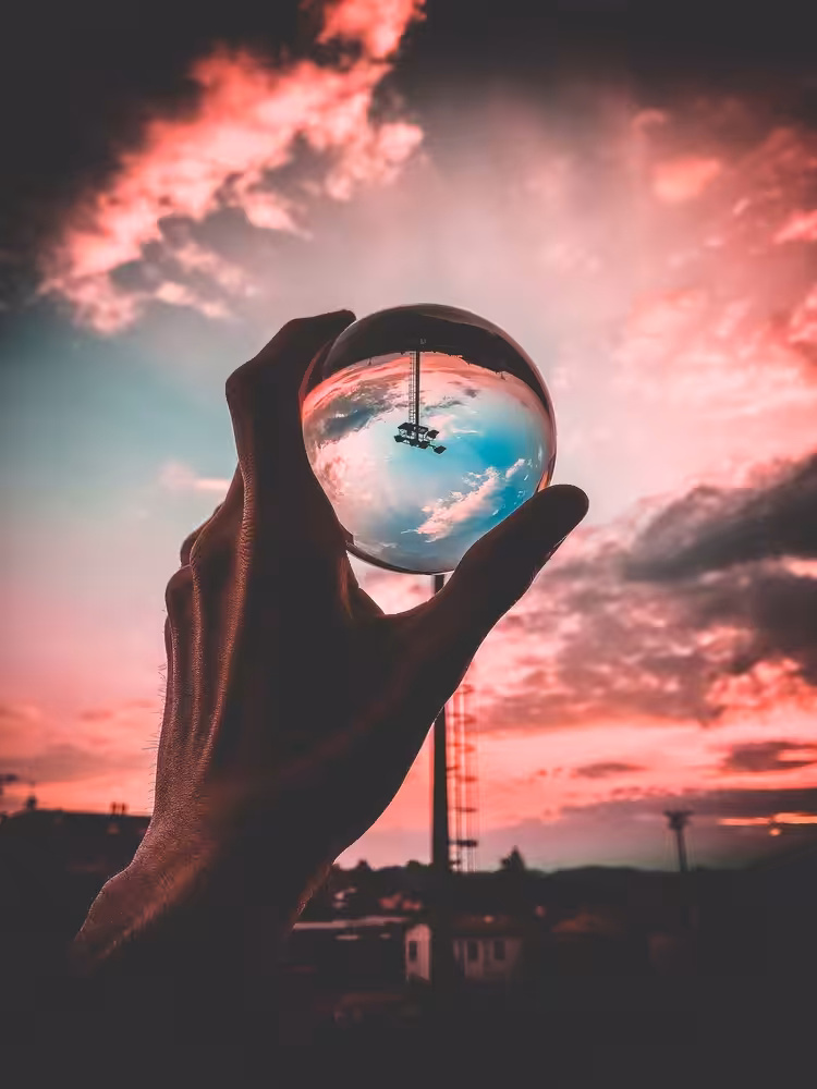 Sunset in your hand