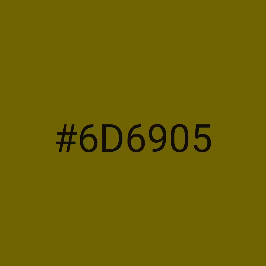 #6D6905  - RNG Color Experiment