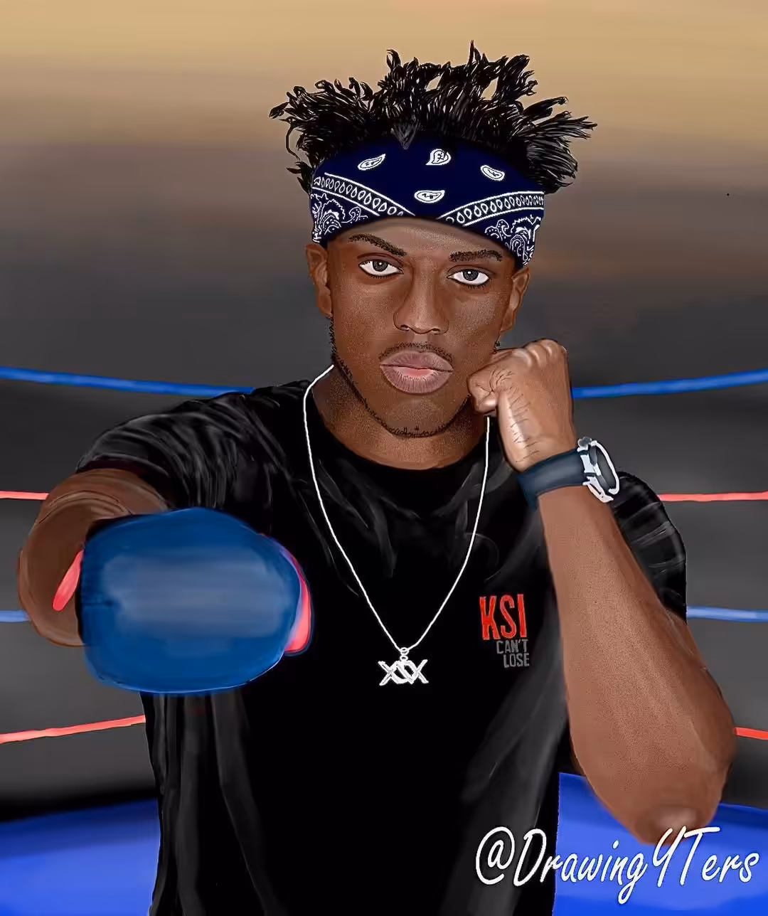 My portrait of KSI