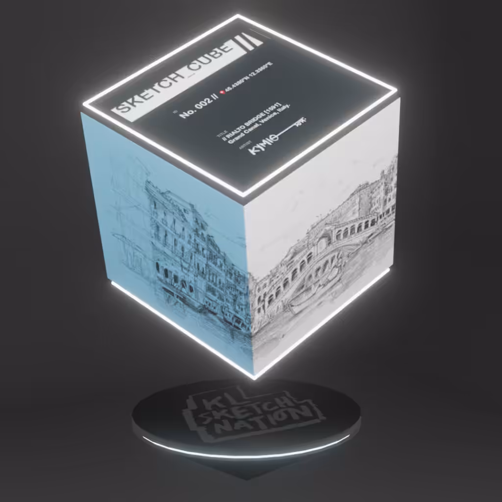 SKETCH_CUBE // 002_RIALTO BRIDGE [1591]
