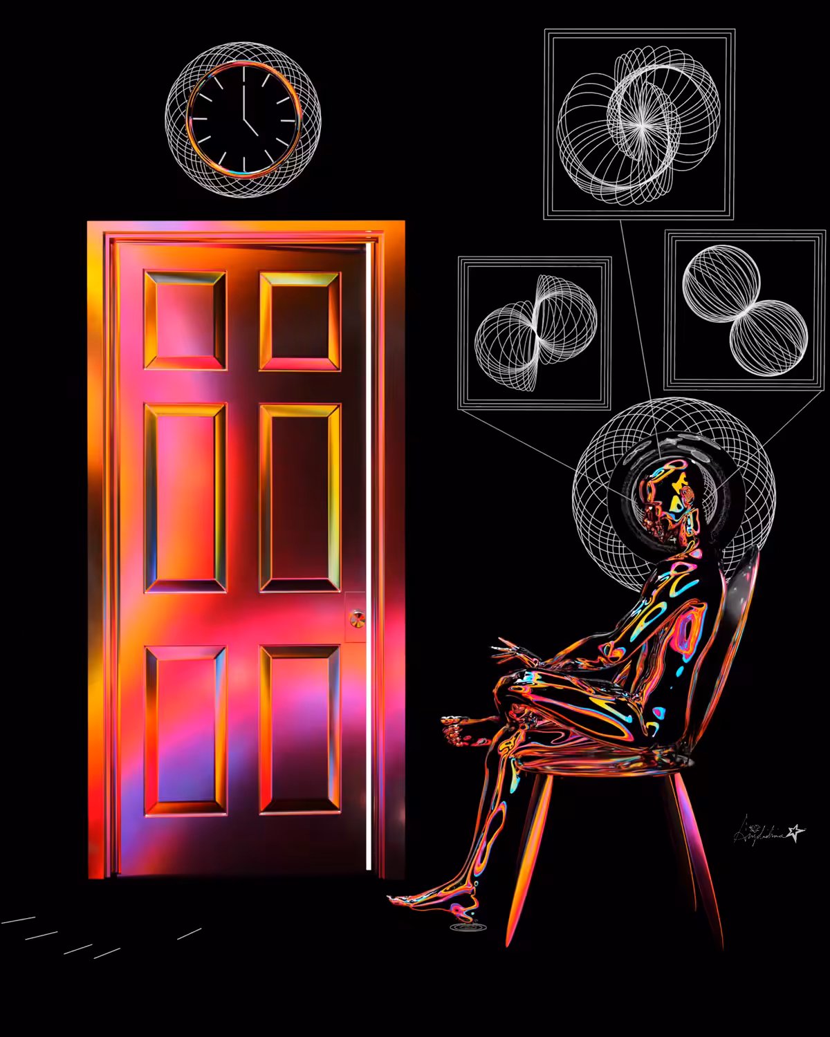 The Delusional State Of A Waiting Mind.