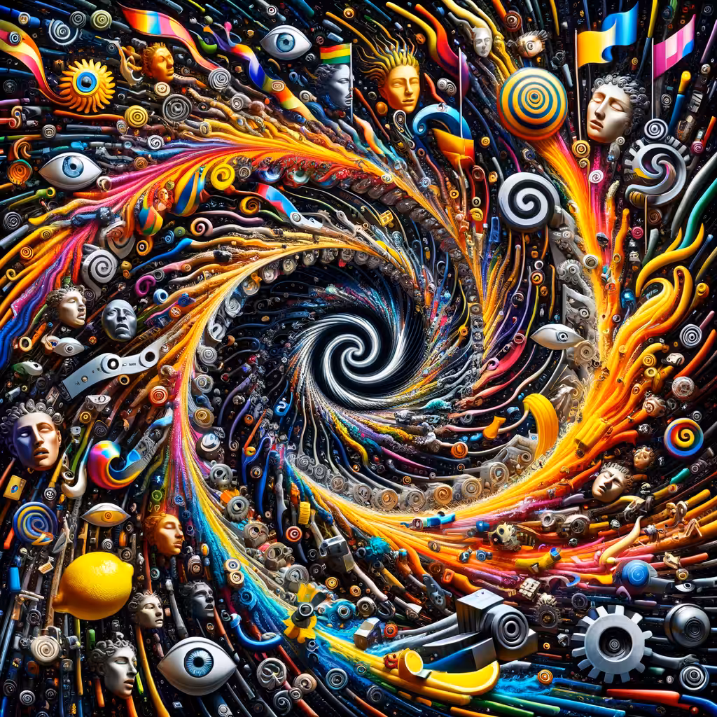 Kaleidoscopic Spiral