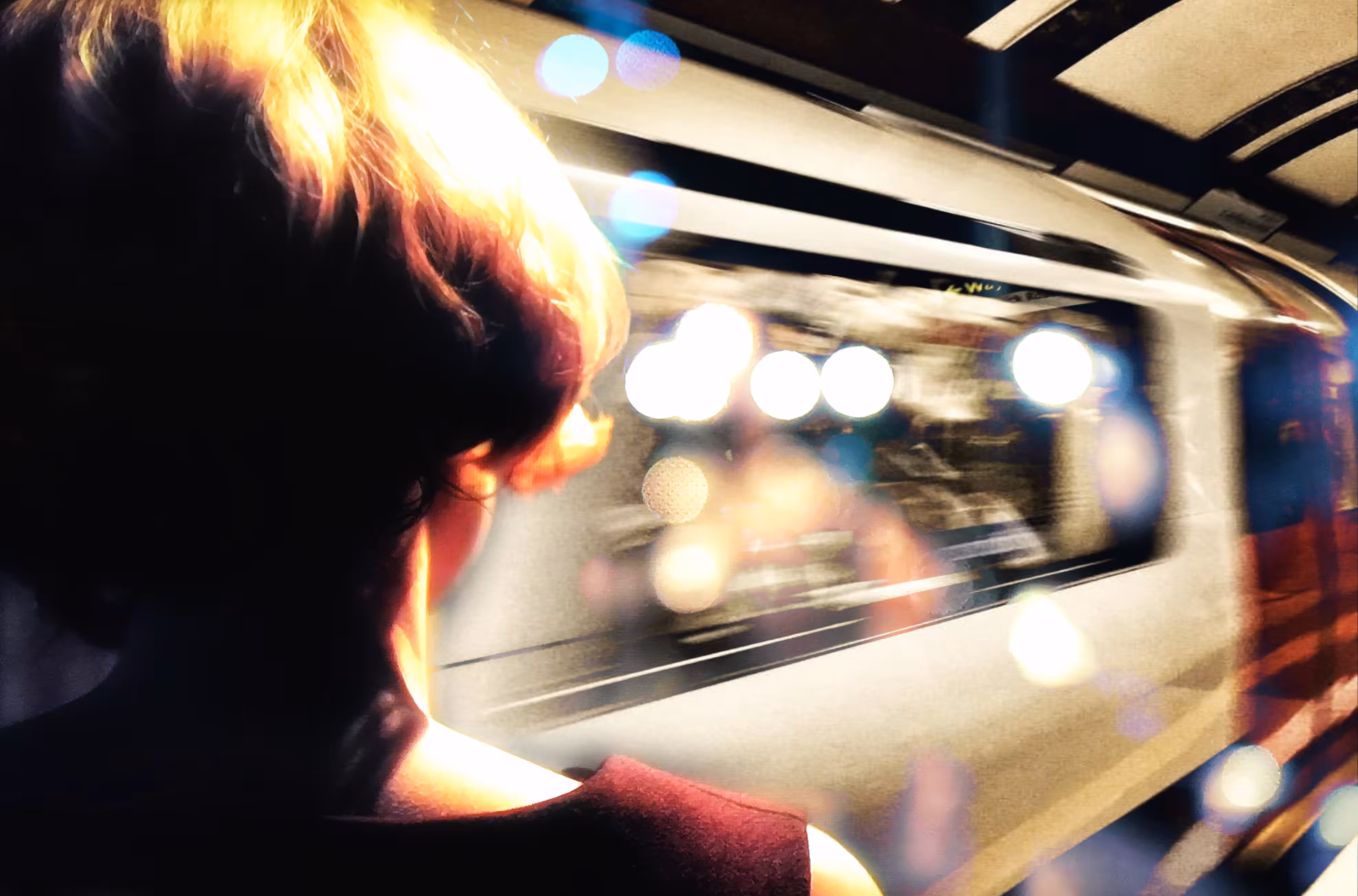 Trains passing by