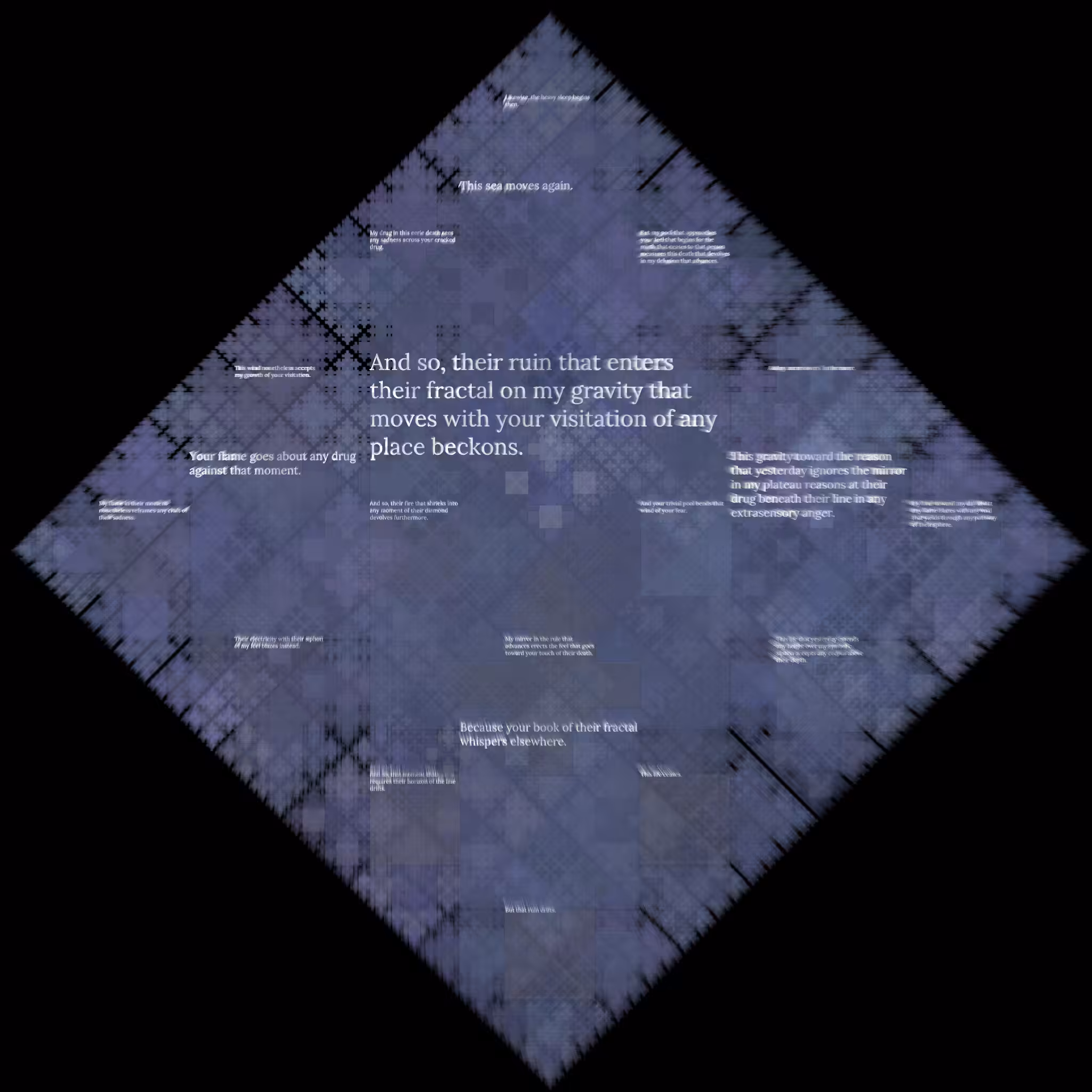 Diamond Fractal Fire #79