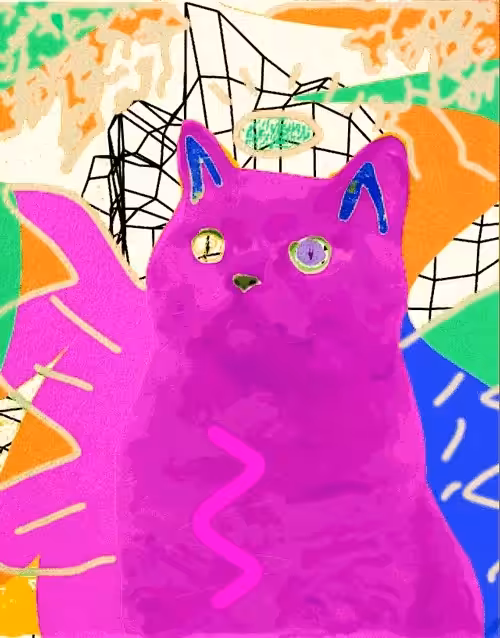NFC ~ NON FUNGIBLE CAT: White Diamond ~ NFC