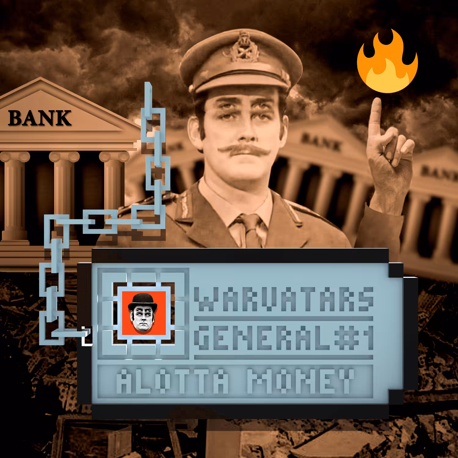 General Alotta Money 🔥 Dog tag