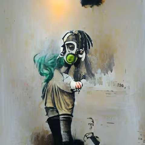 Girl With The Green Hair