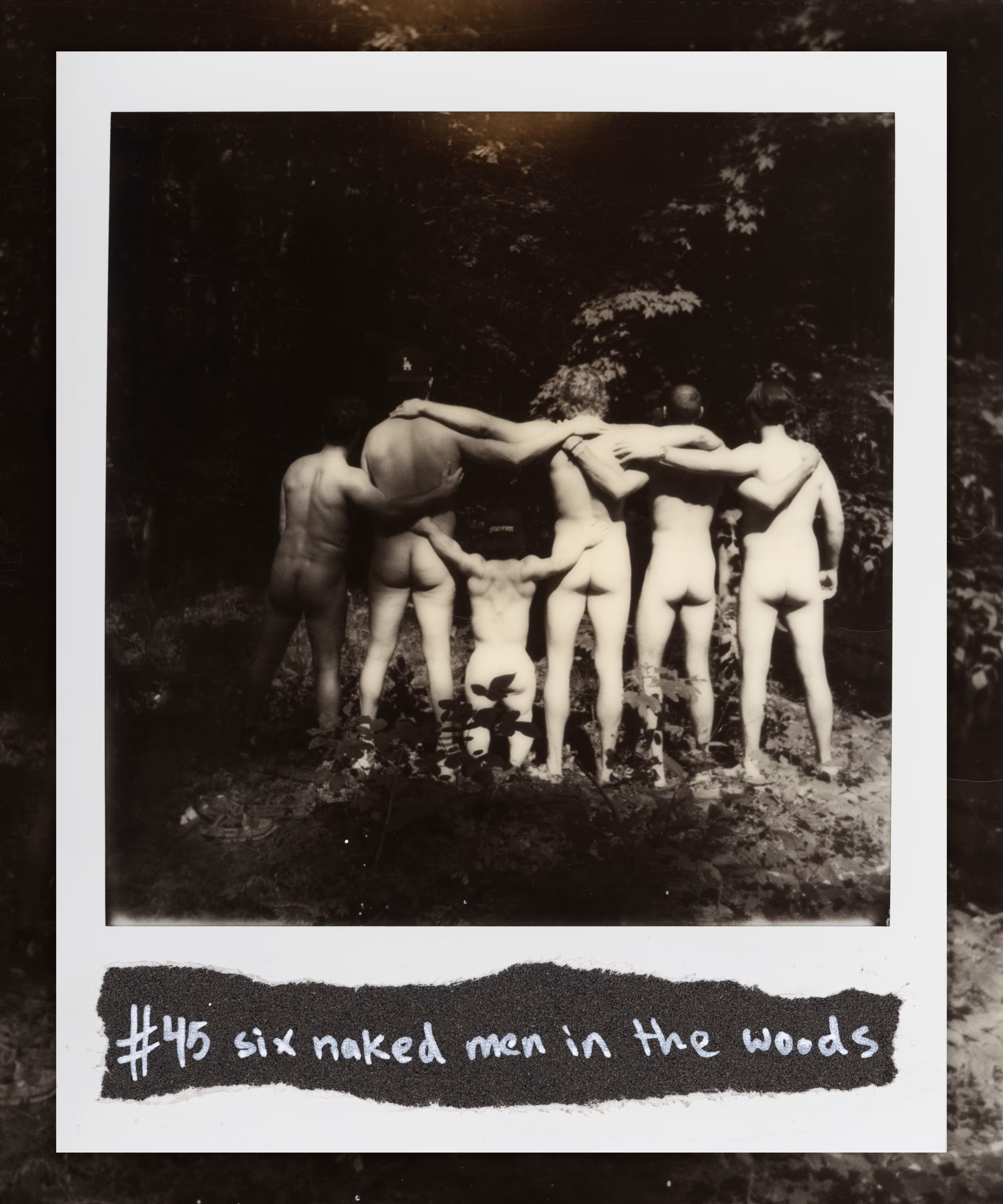 #45 six naked men in the woods