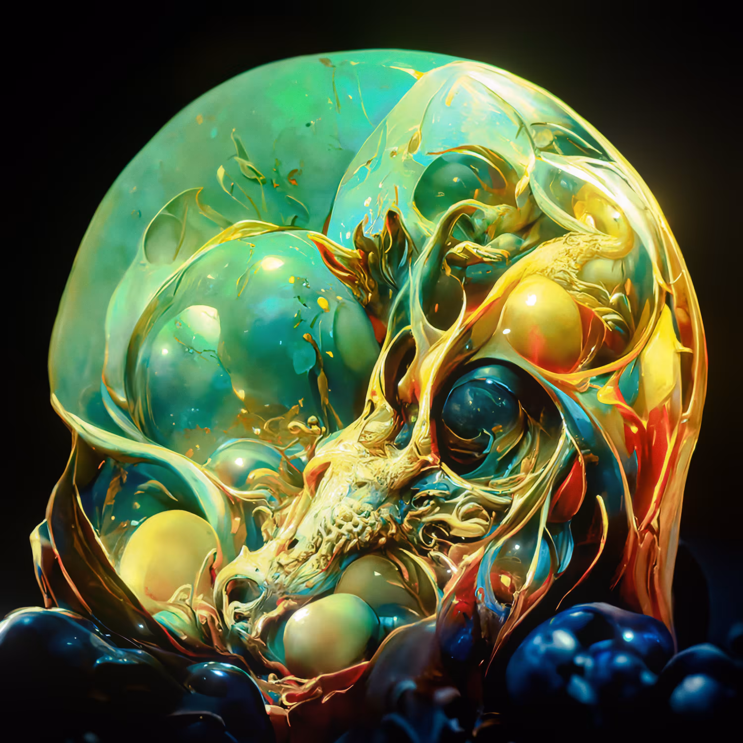Jade Dragon Egg #034