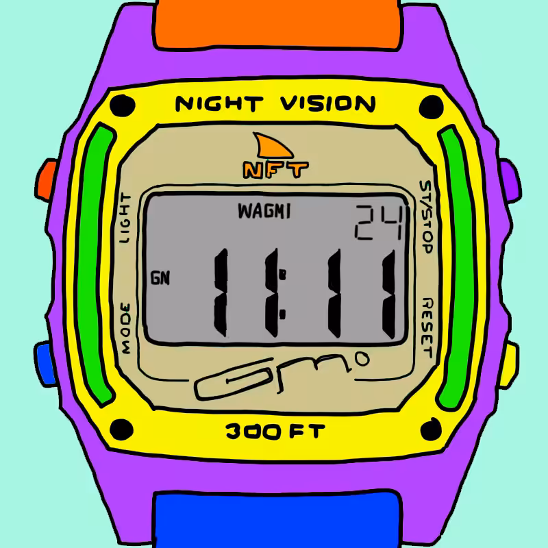 Make a Wish NFT Watch - Colorway #23
