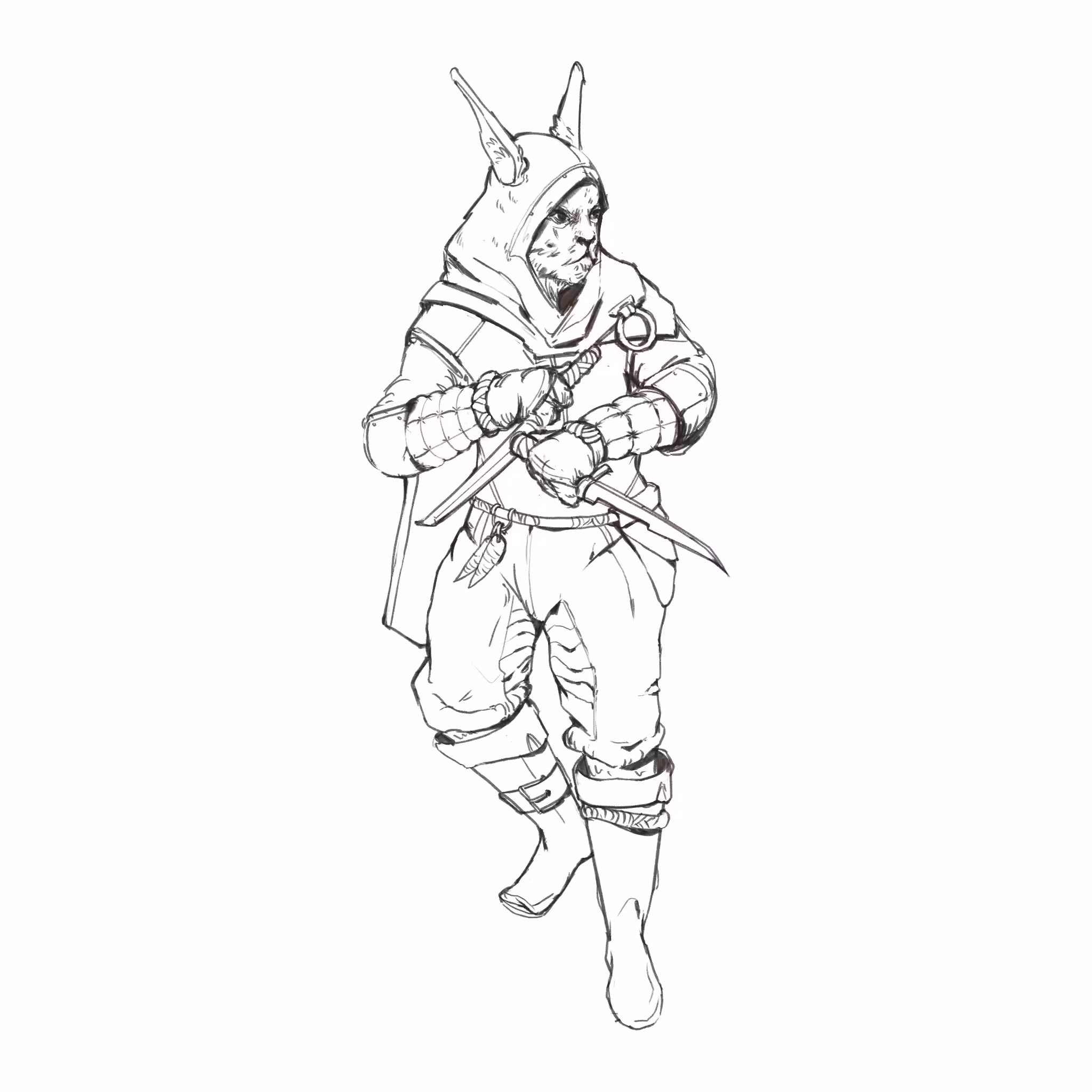 Rogue Bunny Knight #463 Sketch [Fanart]