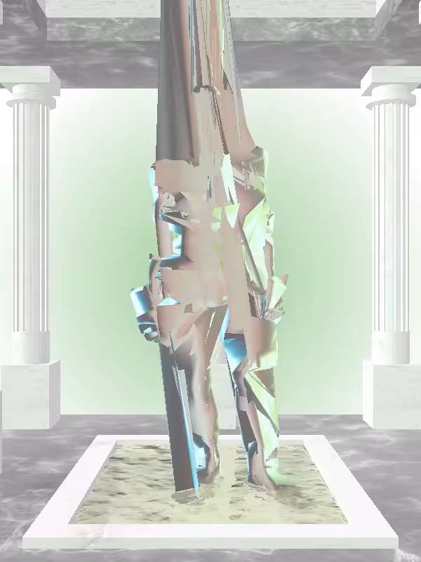 HeavenComputer: The Threatening Chatoyant Amazonite Man #2034