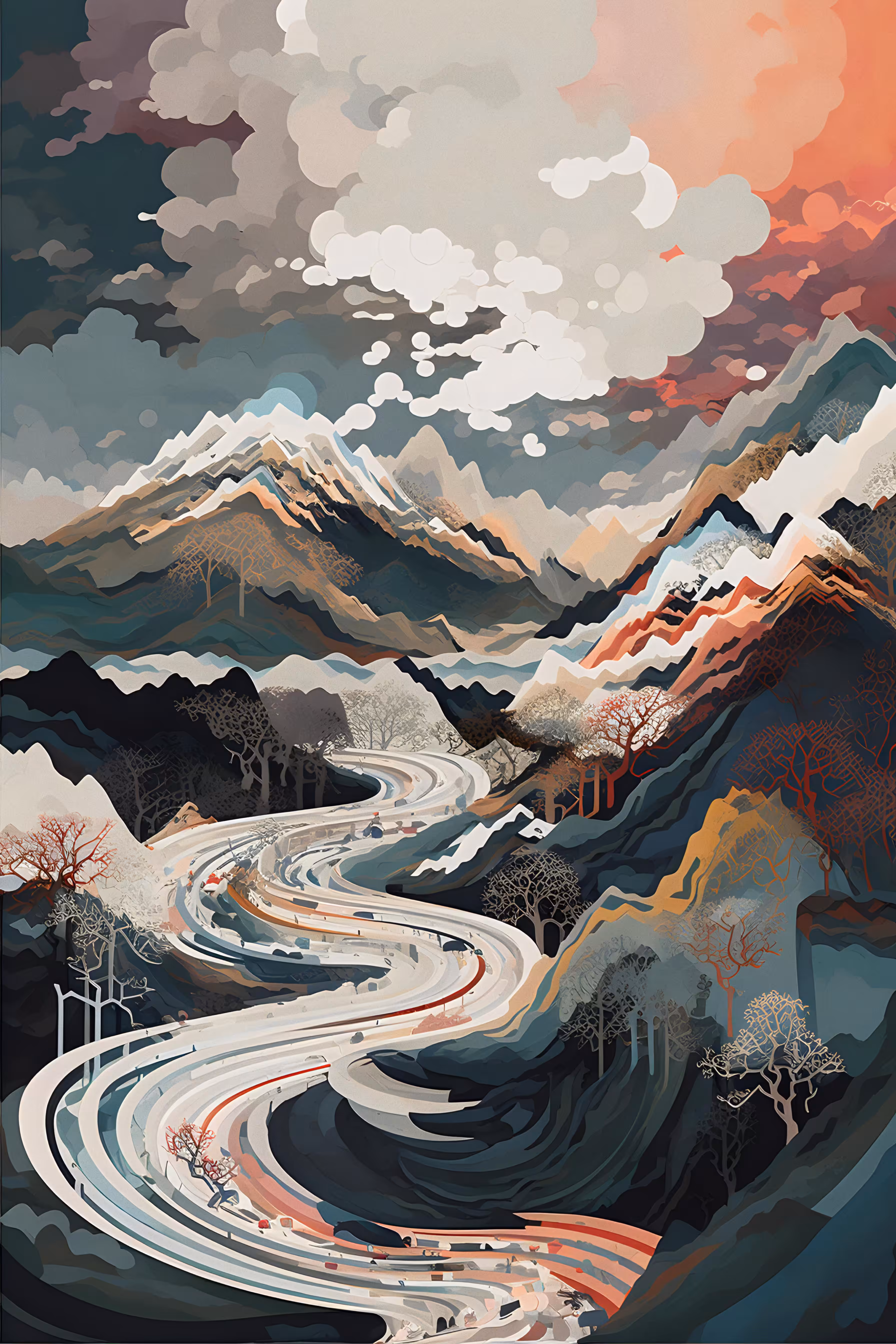 Glitchfall: Serene Anomalies