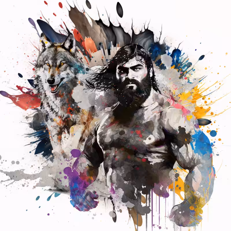 The Wolf and The Wrestler Bloke #7