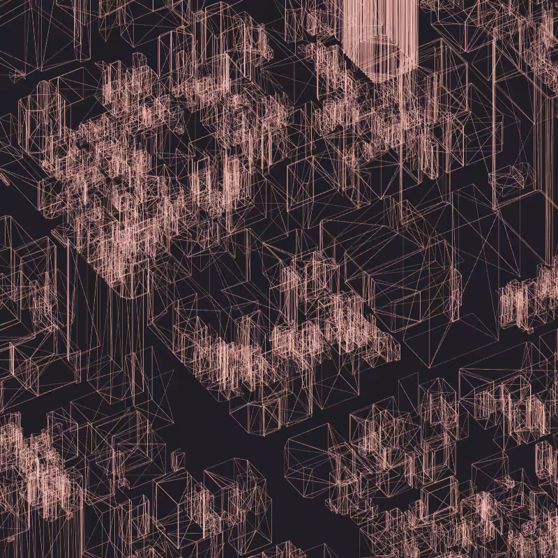 Wireframe City: Tokyo Shibuya #100