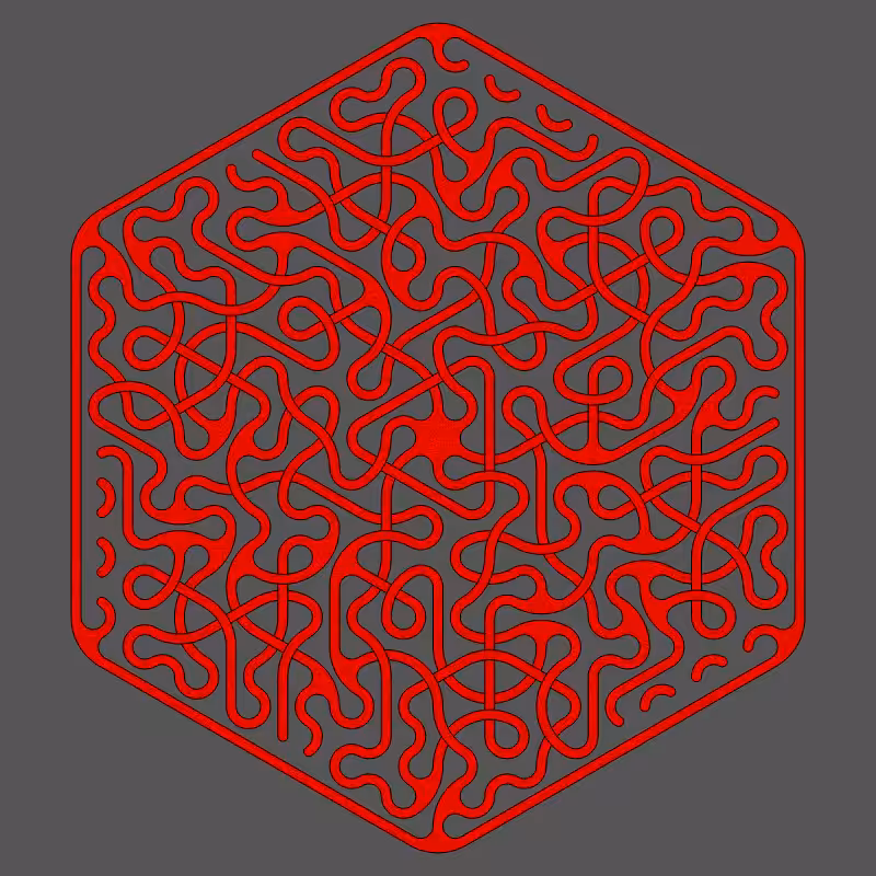 Threefold Symmetry - Dark Variations #307