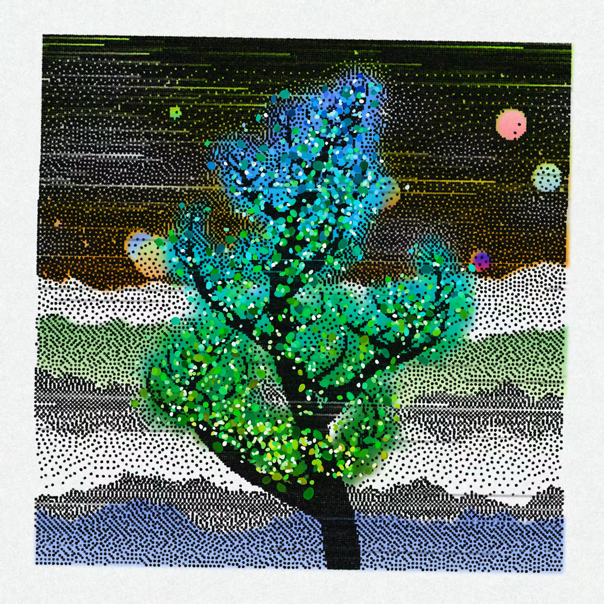 Dithered Branches #94