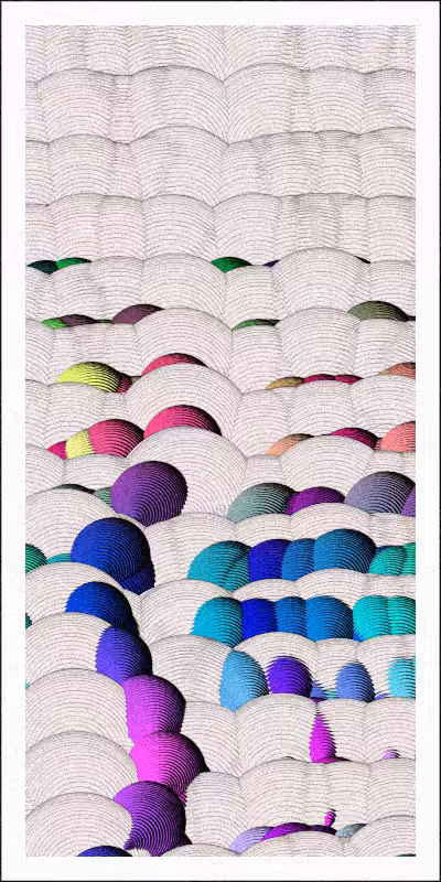 Balloon Field on Clouds #35