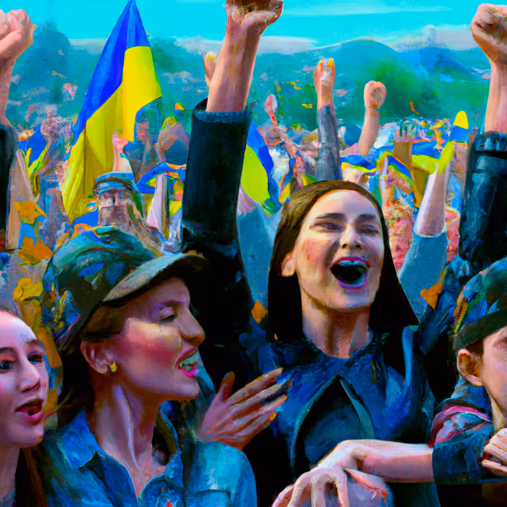 Ukrainians celebrate soldiers retaking Kherson