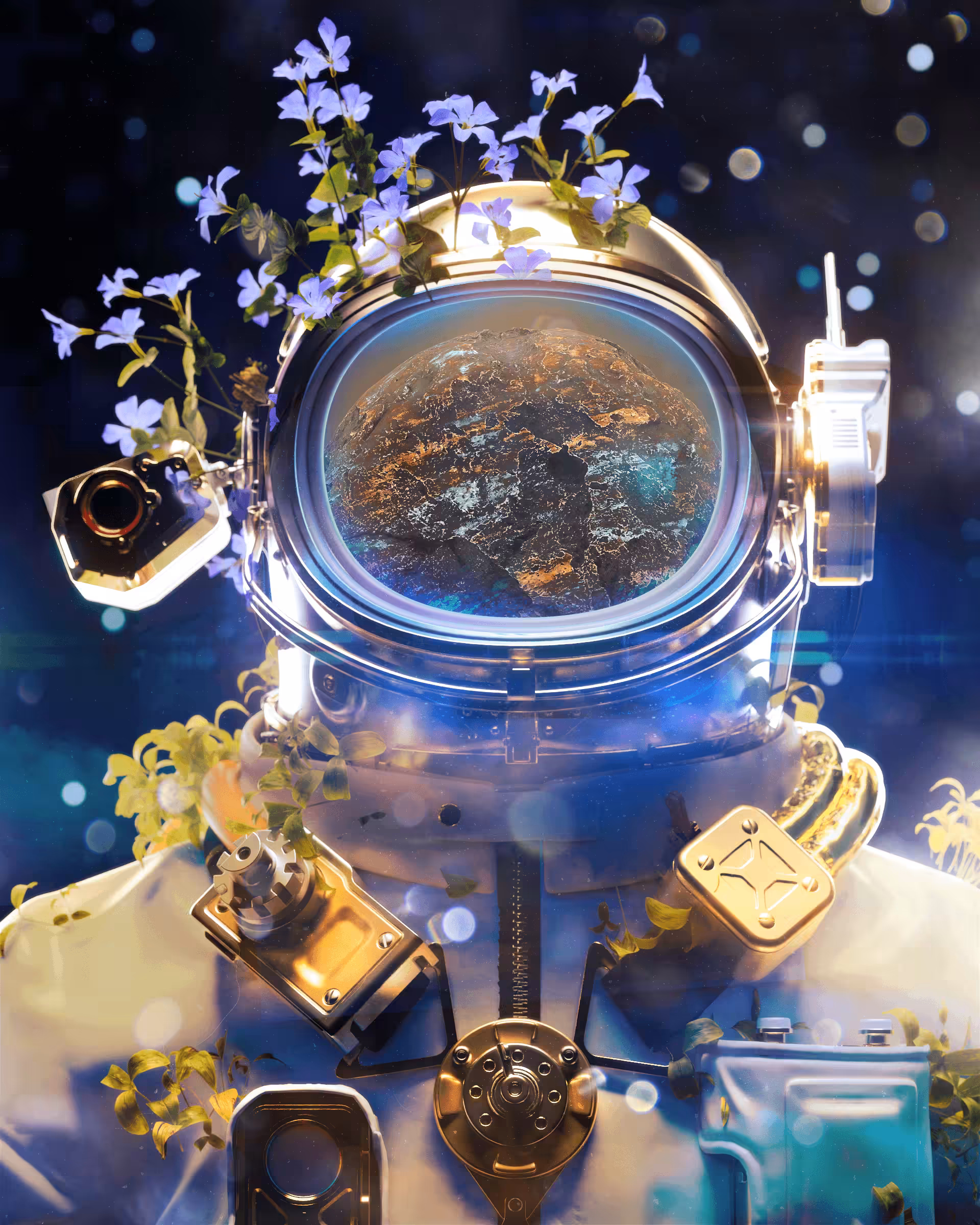 Scifi Cracking Surface