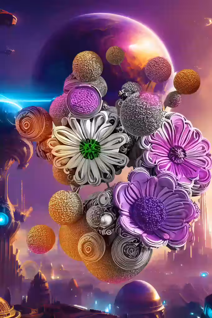 Flowers of cosmic paradise. #4