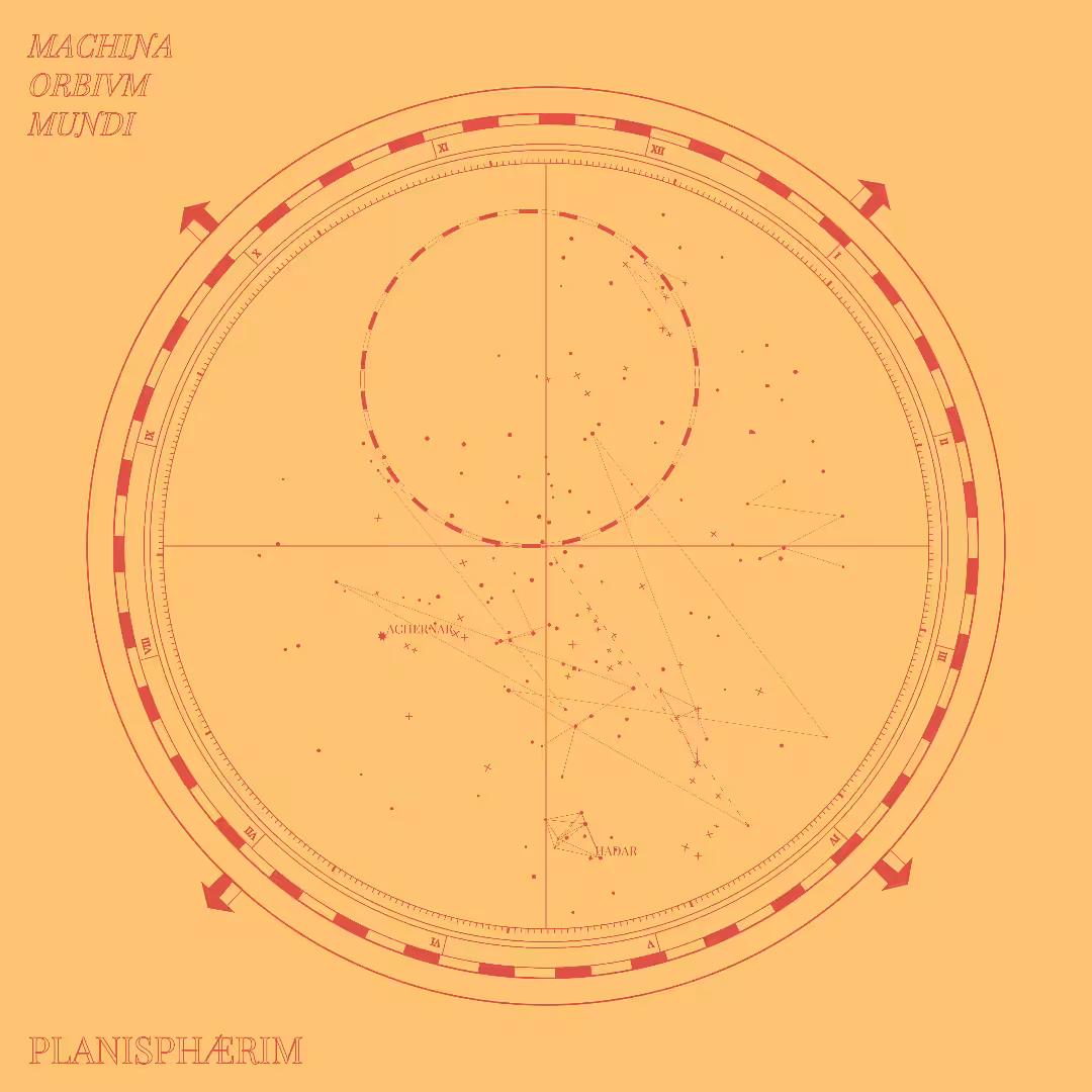 A Fictional Map Of Constellations #68
