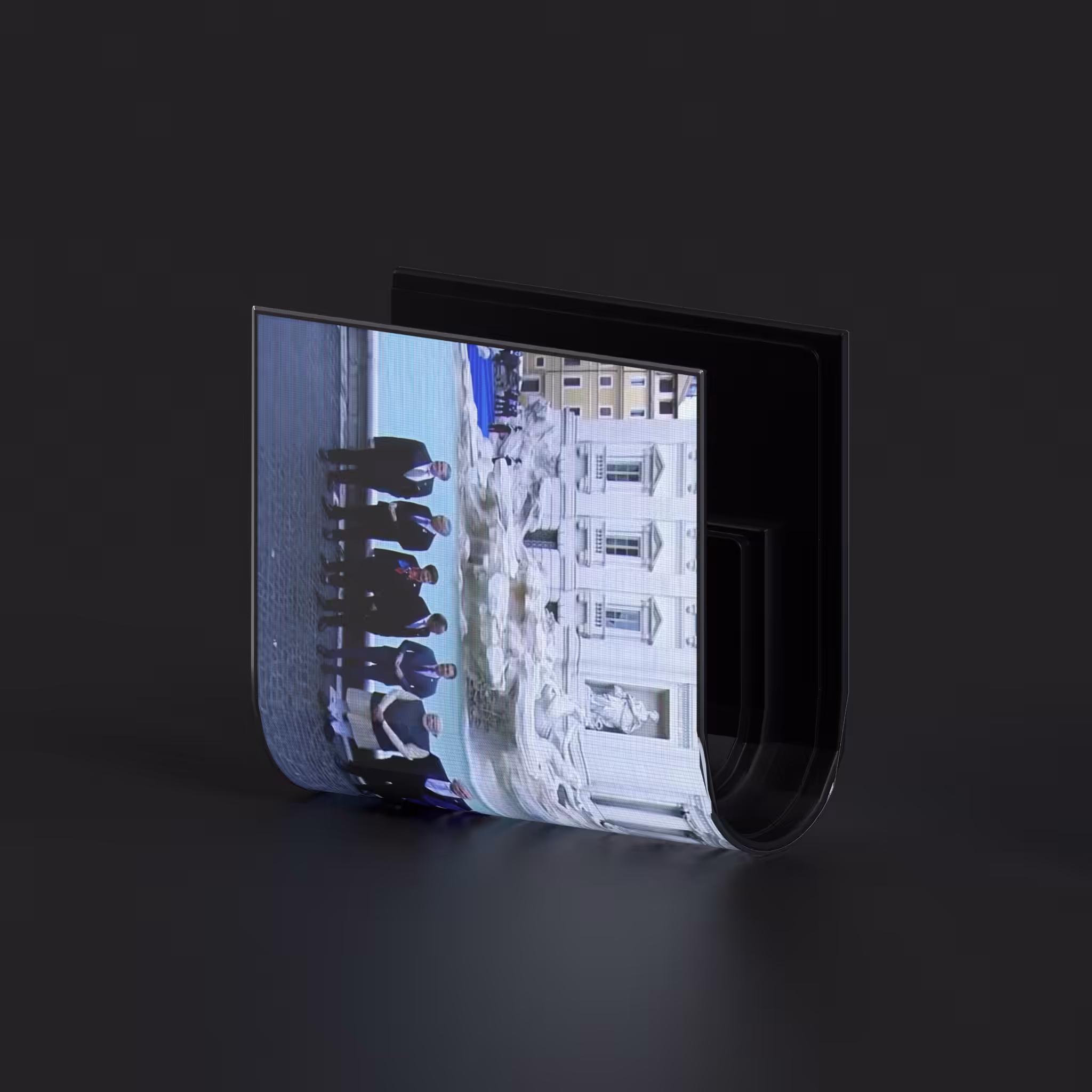 Bent Samsung LCD Screen (Coin Toss For Climate)