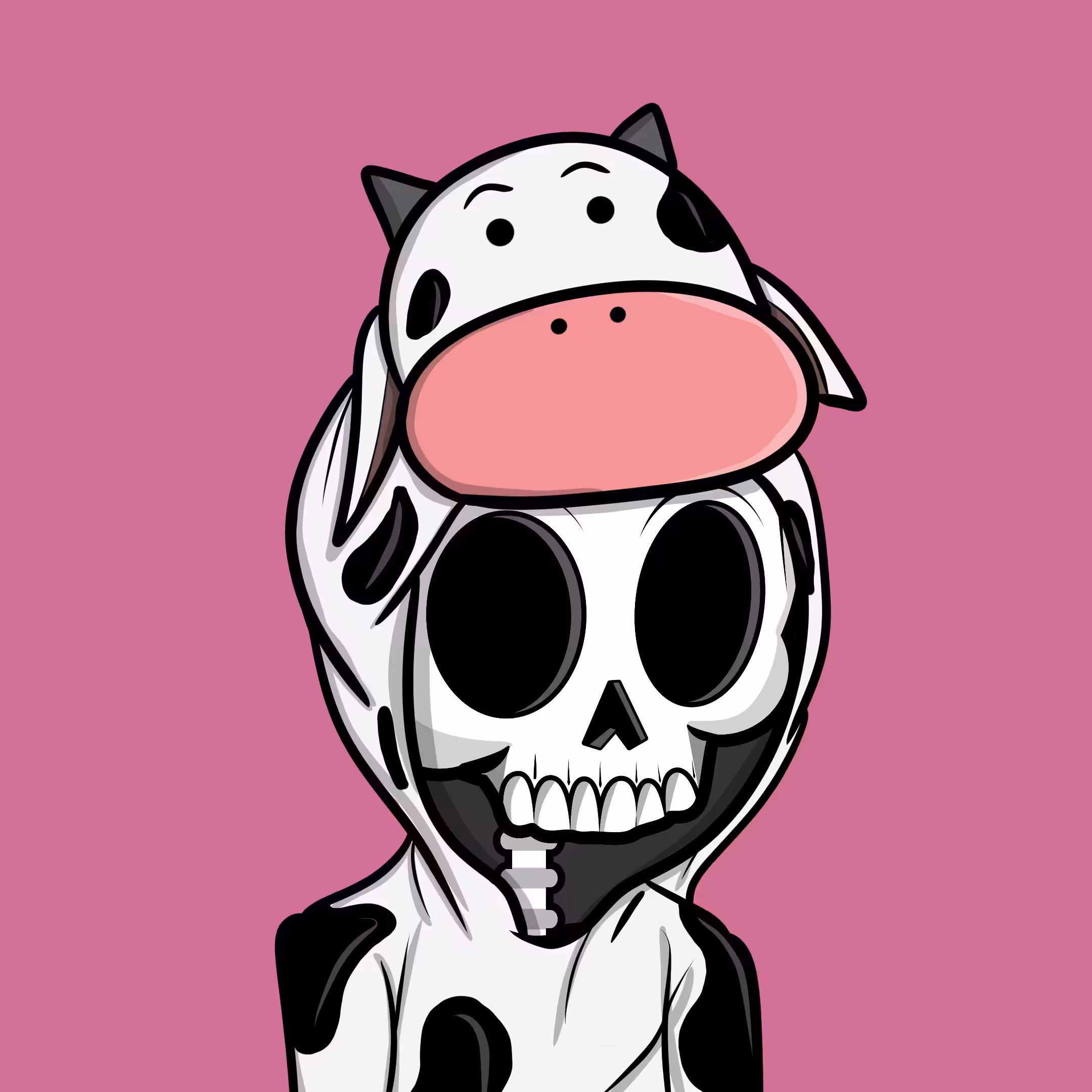  Edgar The Skeleton - Cow #173