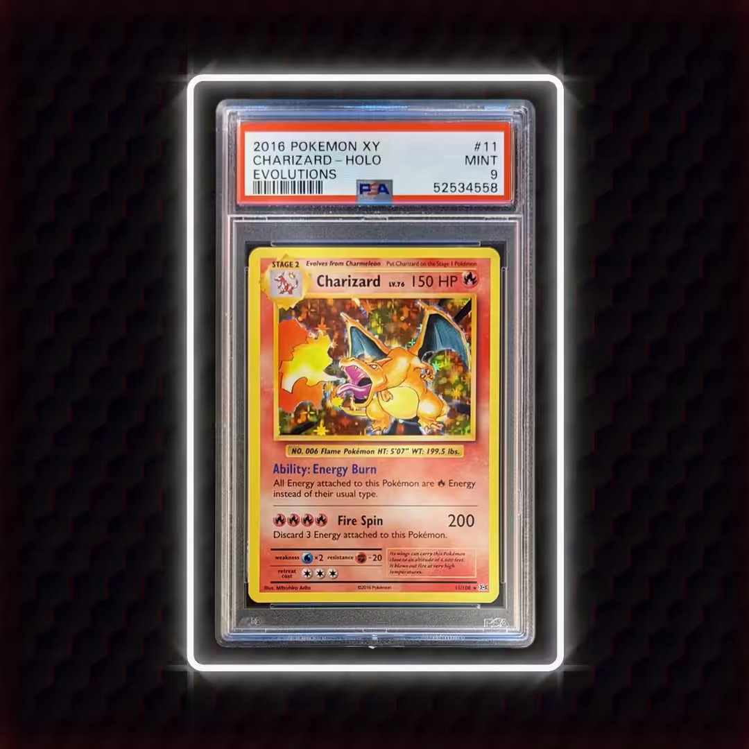 2016 XY Evolutions Charizard - Holo #11 PSA 9 Mint