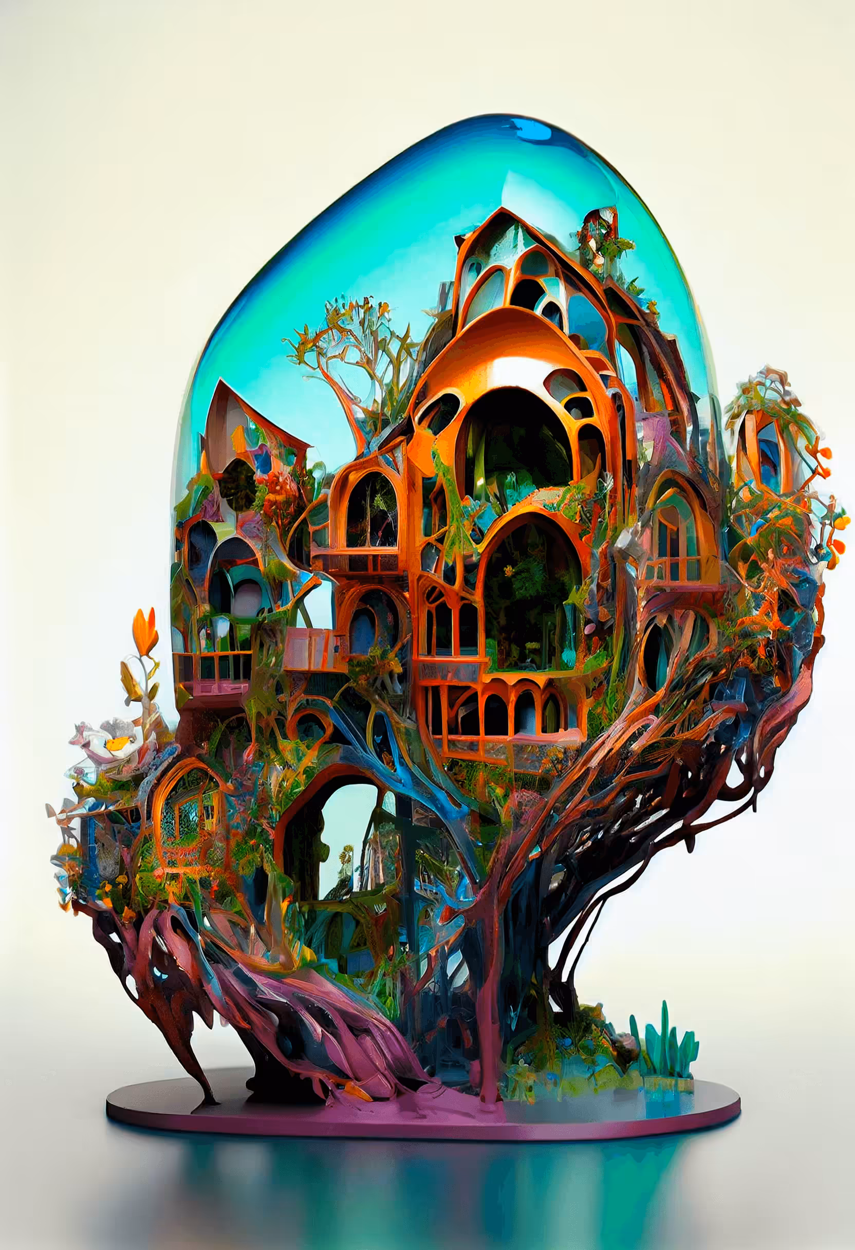 Fantasy Architecture Egg 13