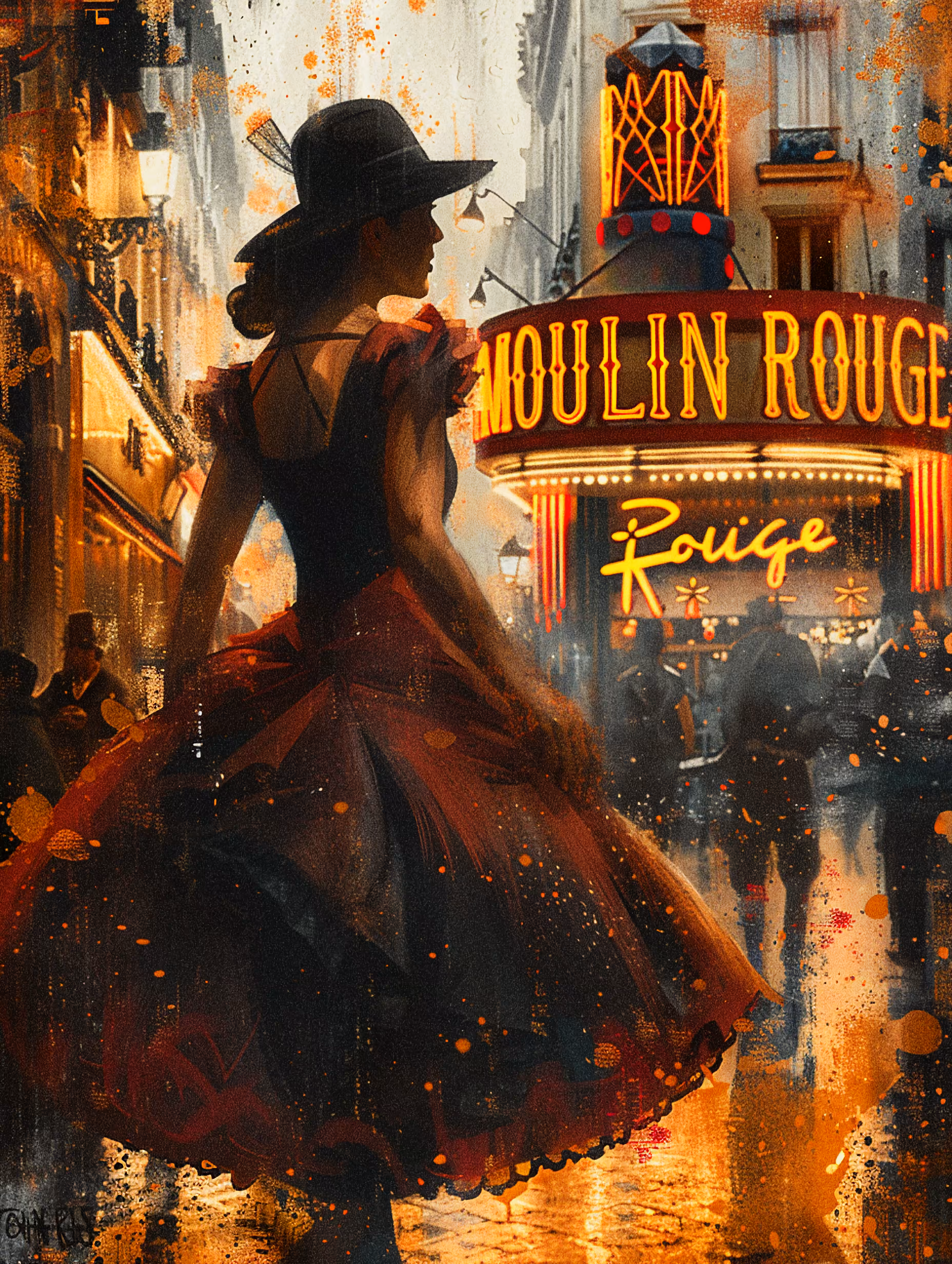 Everyone at Moulin rouge