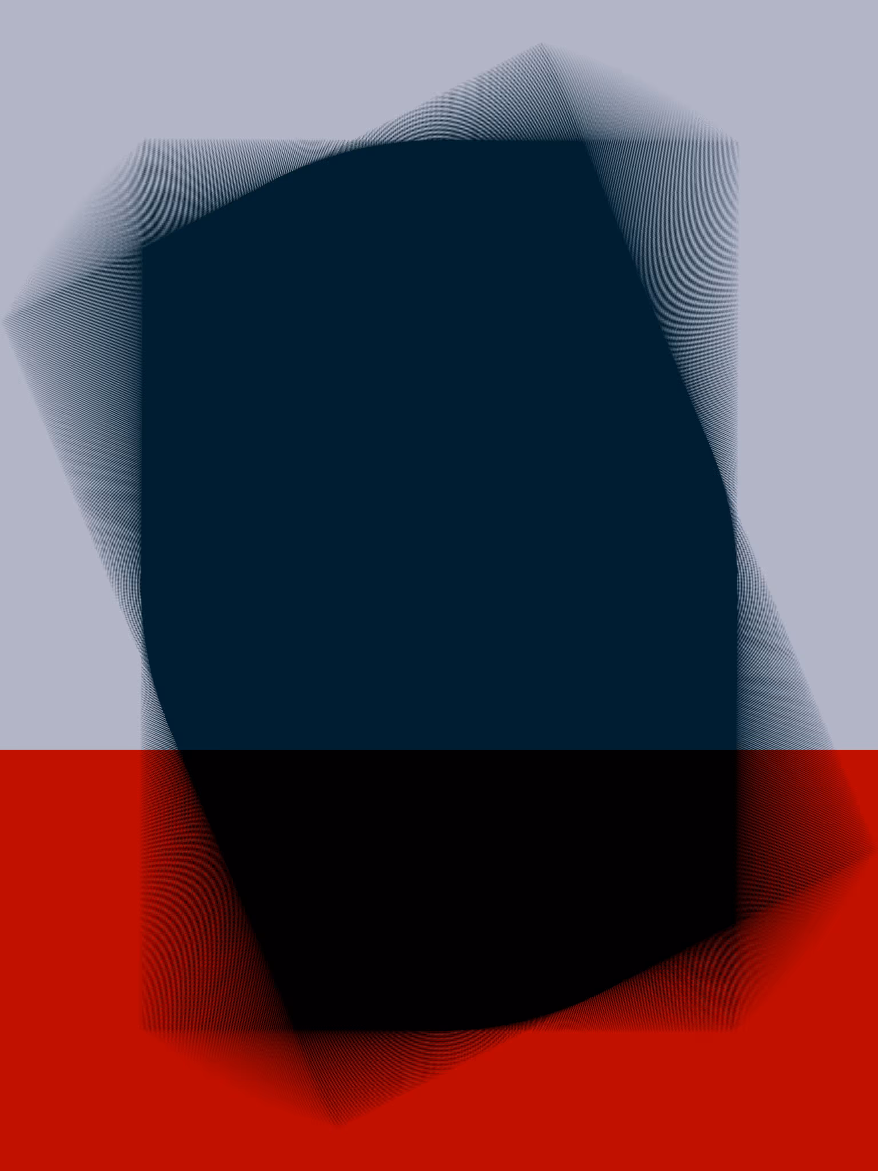 Blue, Red, Grey
