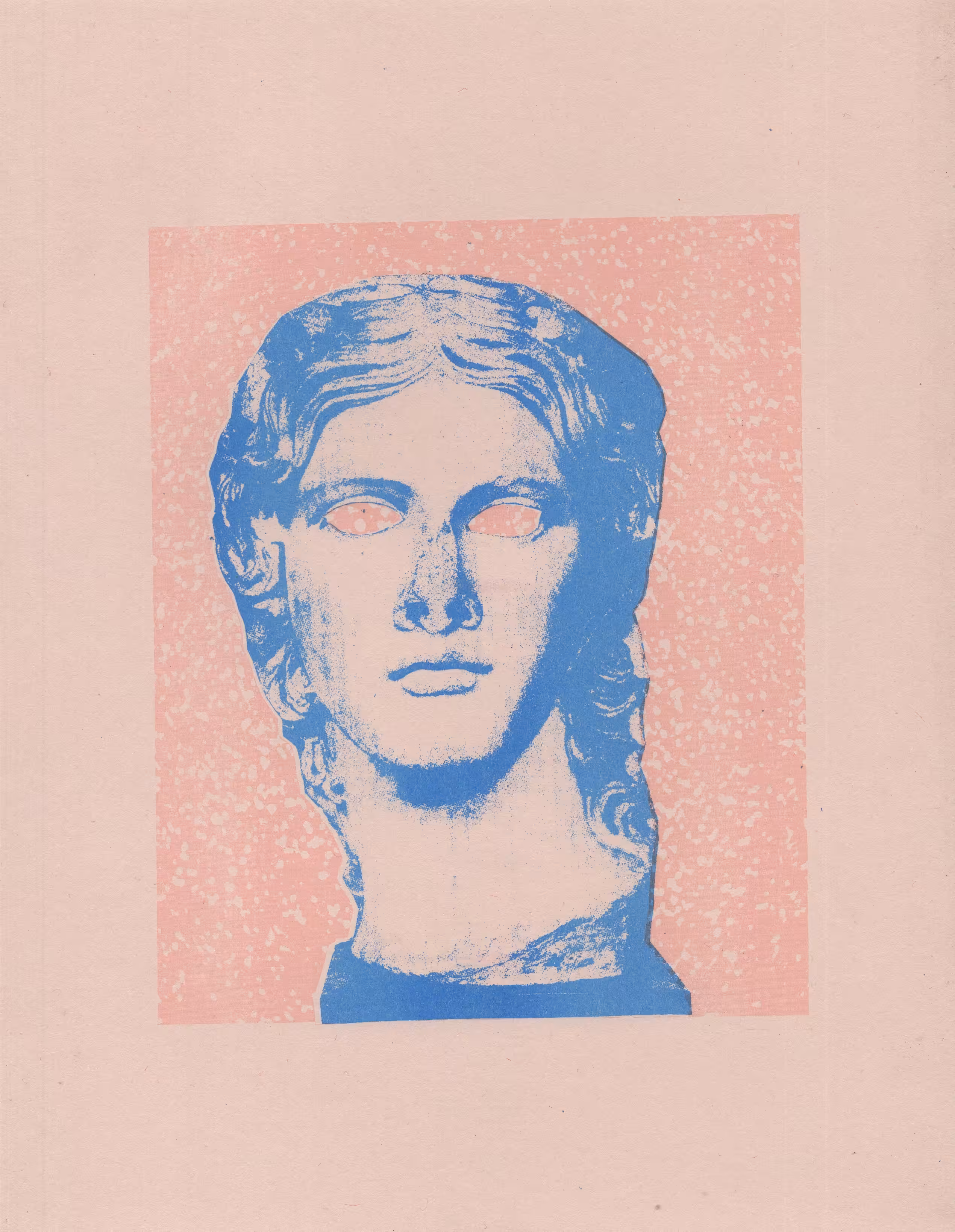 Untitled Collage Risograph Variation 4