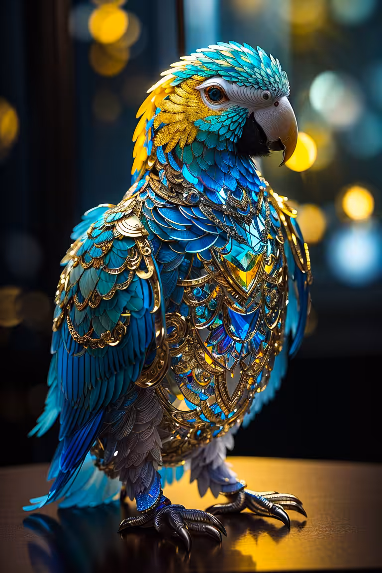 Ethereal radiance #11: parrot