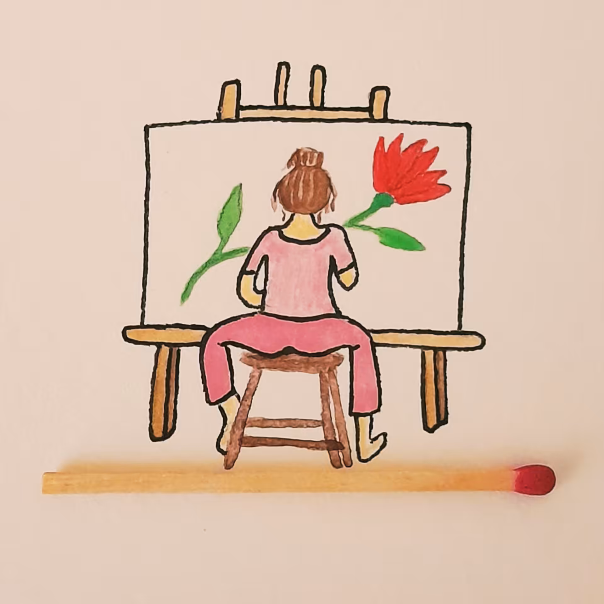 Painter's girl 4