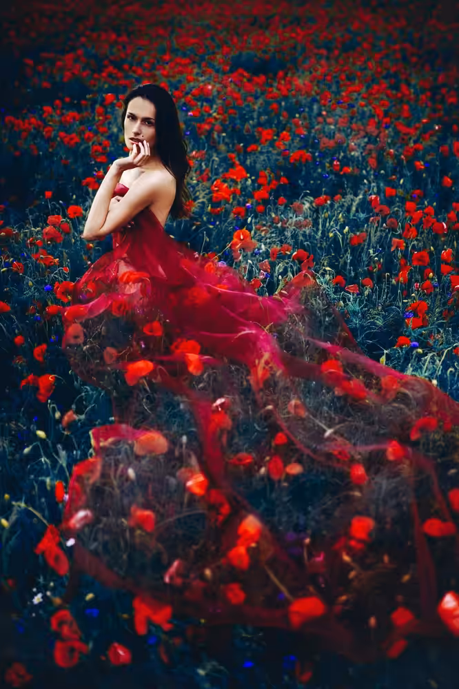 In the bed of Poppies