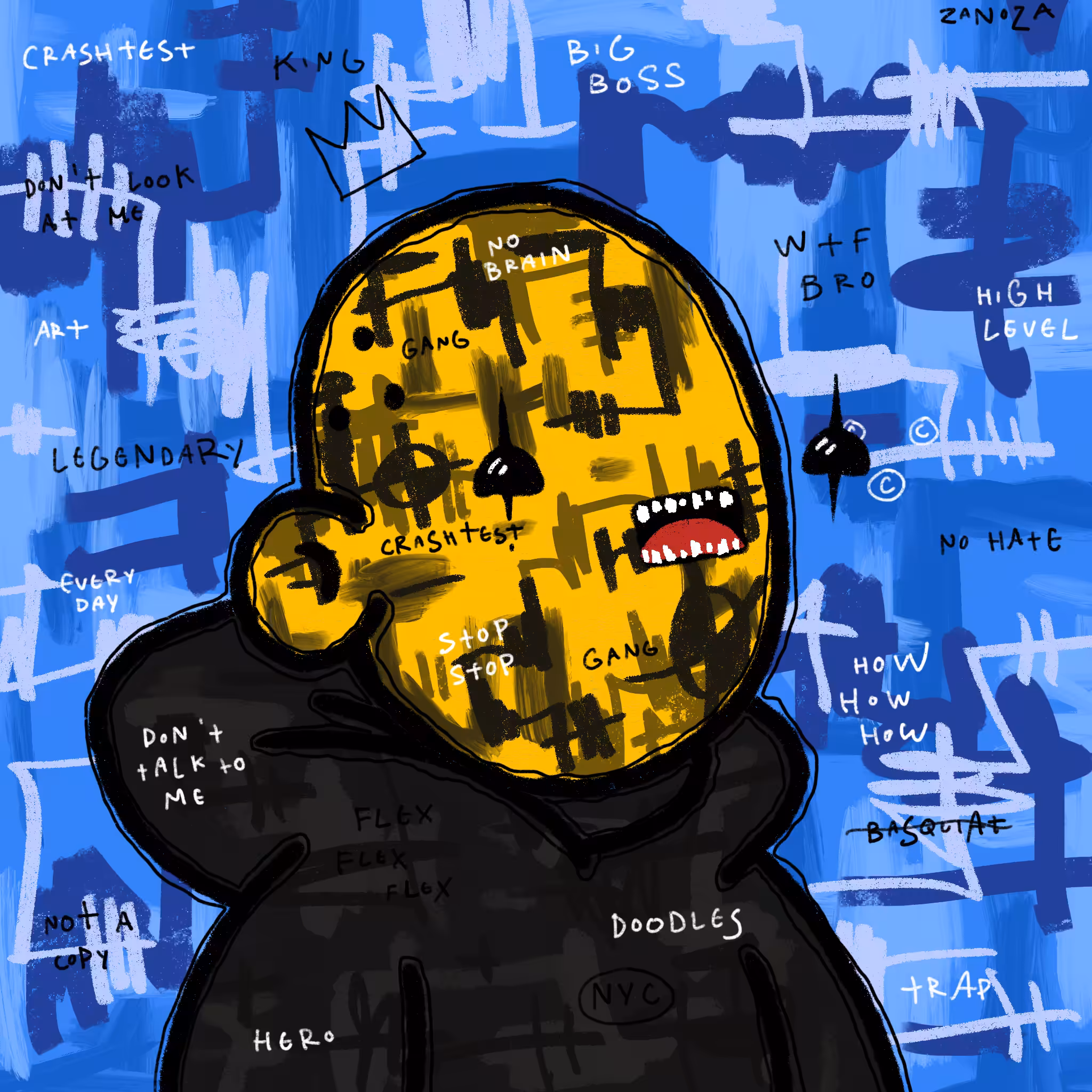 Doodlesquiat #65