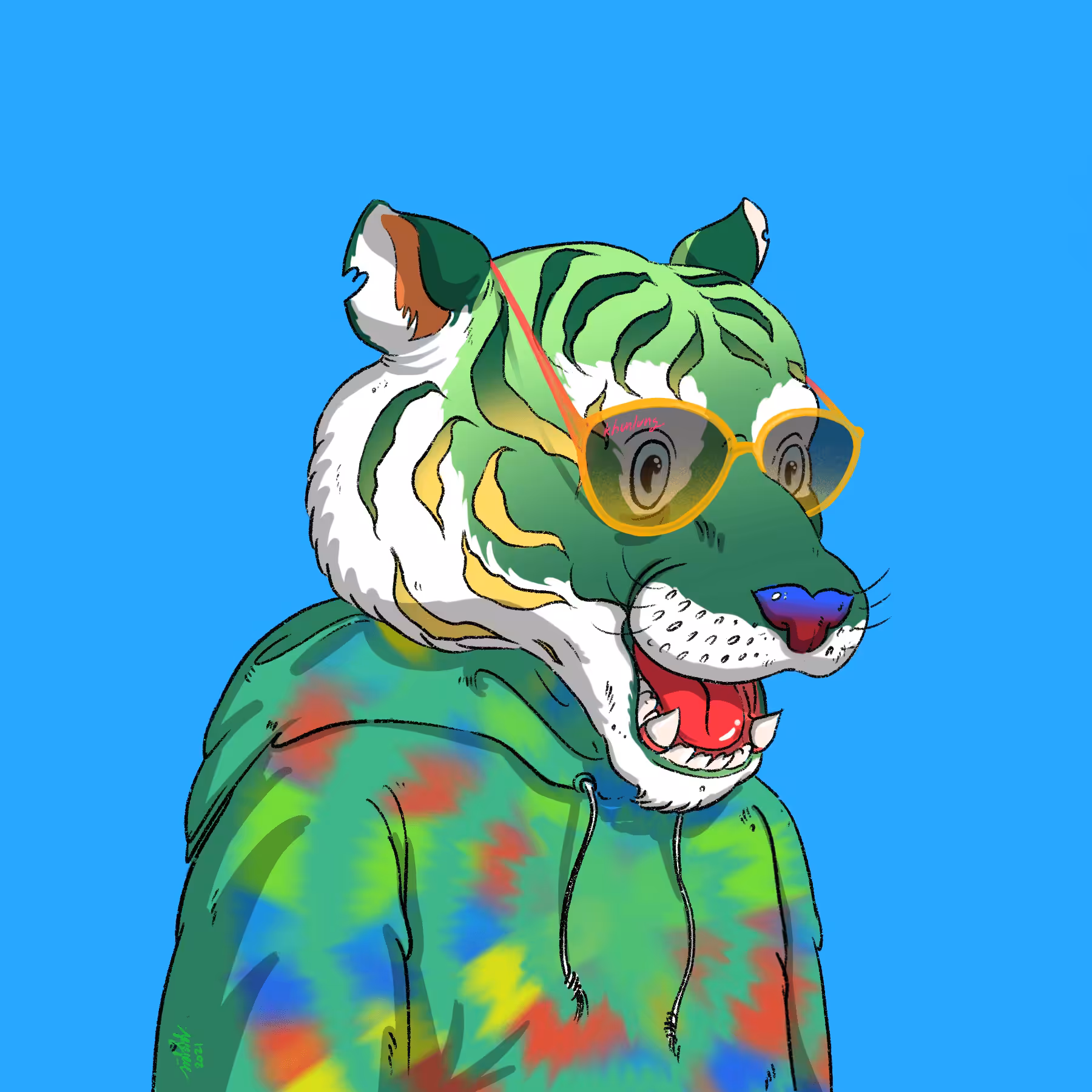 LUNGtiger green#41
