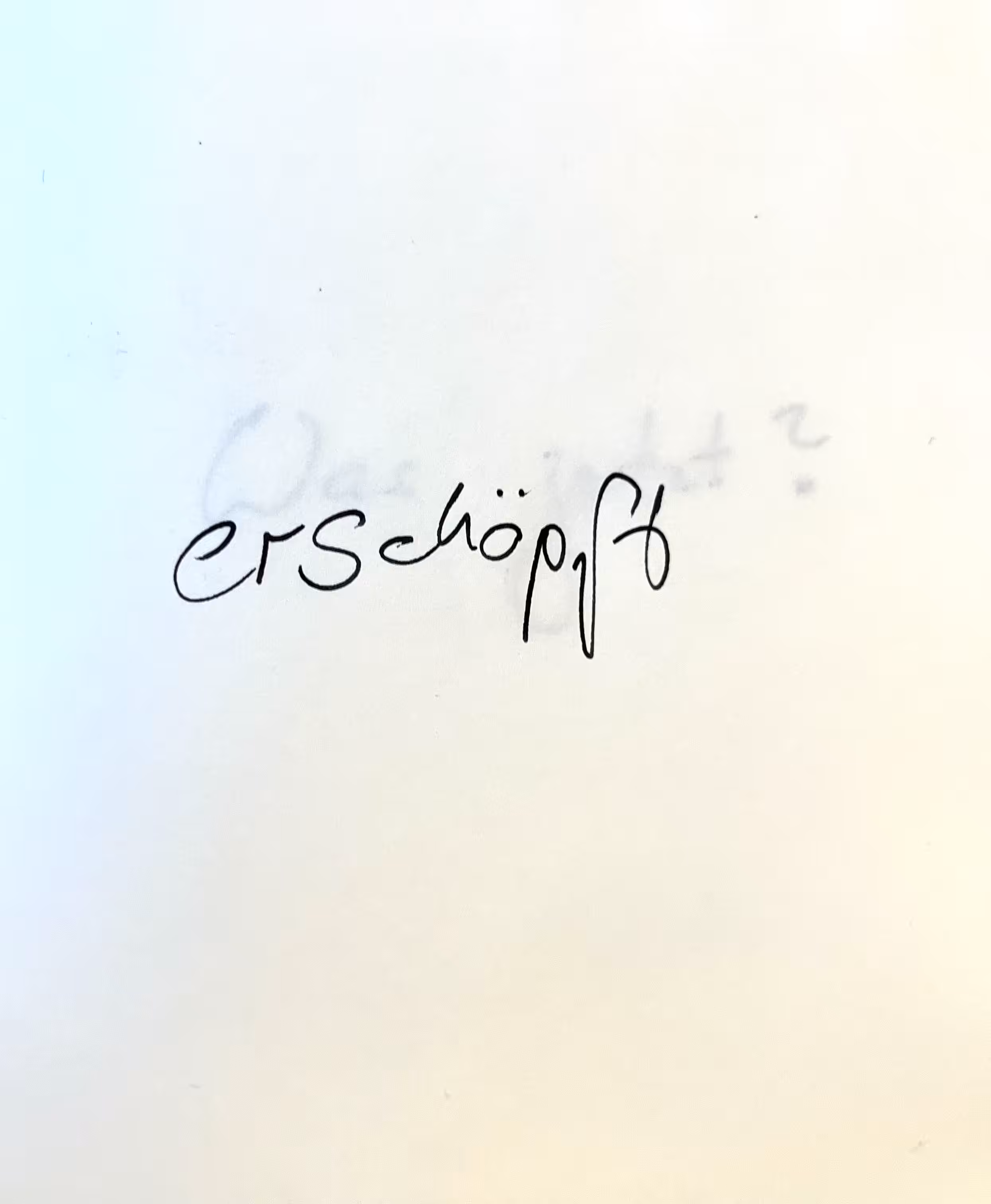 Erschöpft