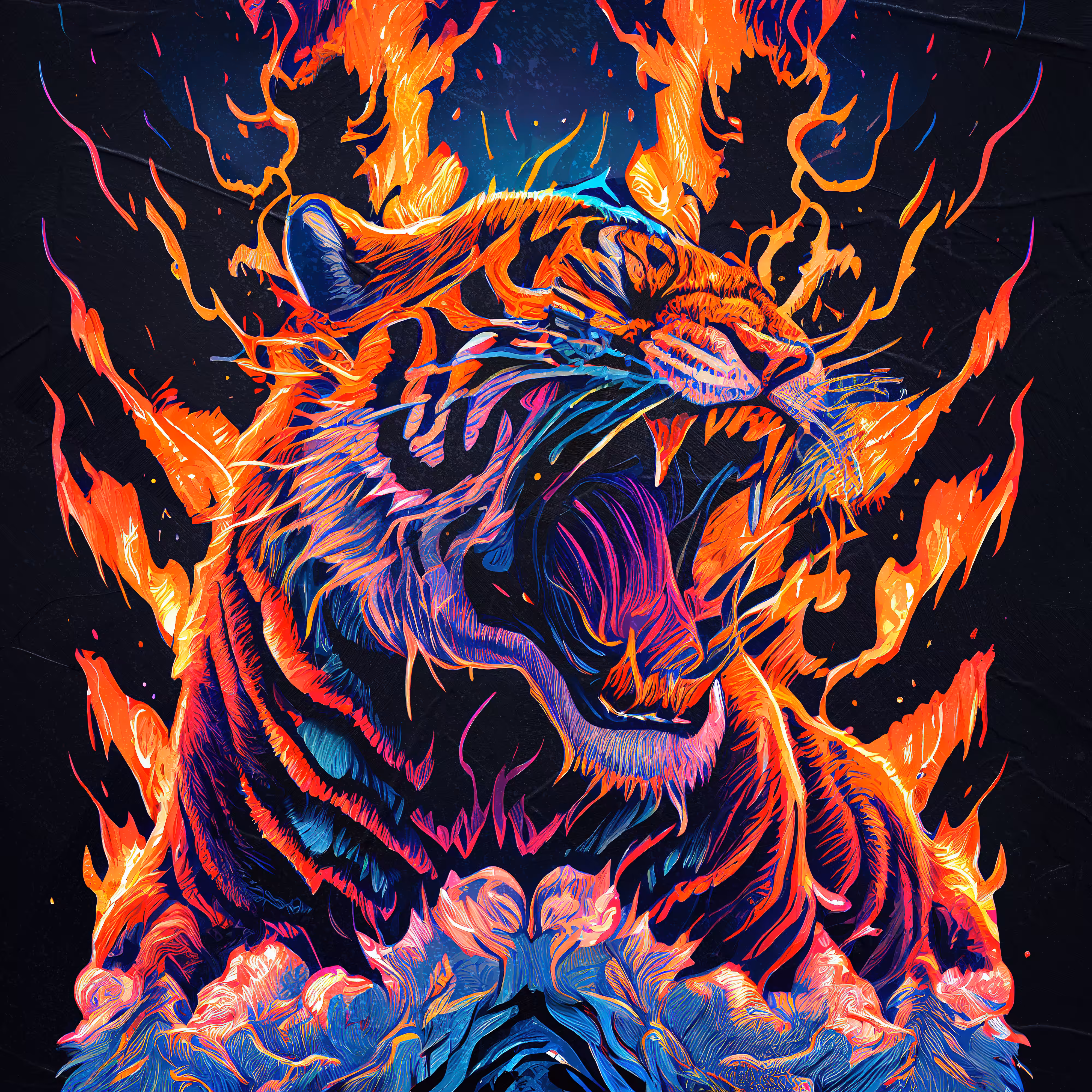 EPIC 😱 ART: Tiger Roar III